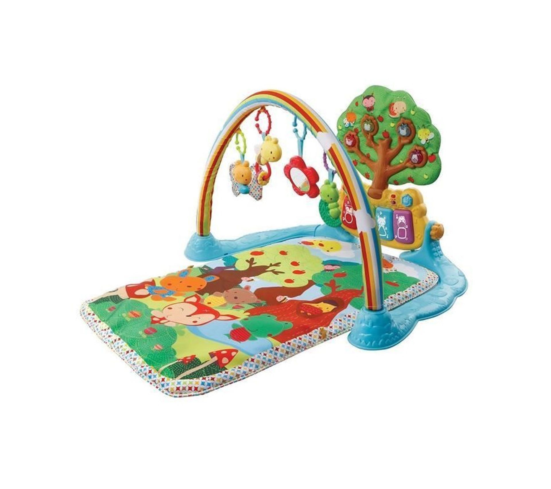 Vtech Jardin Enchante Des P Tits Copains Tapis D Eveil Portique D Eveil But