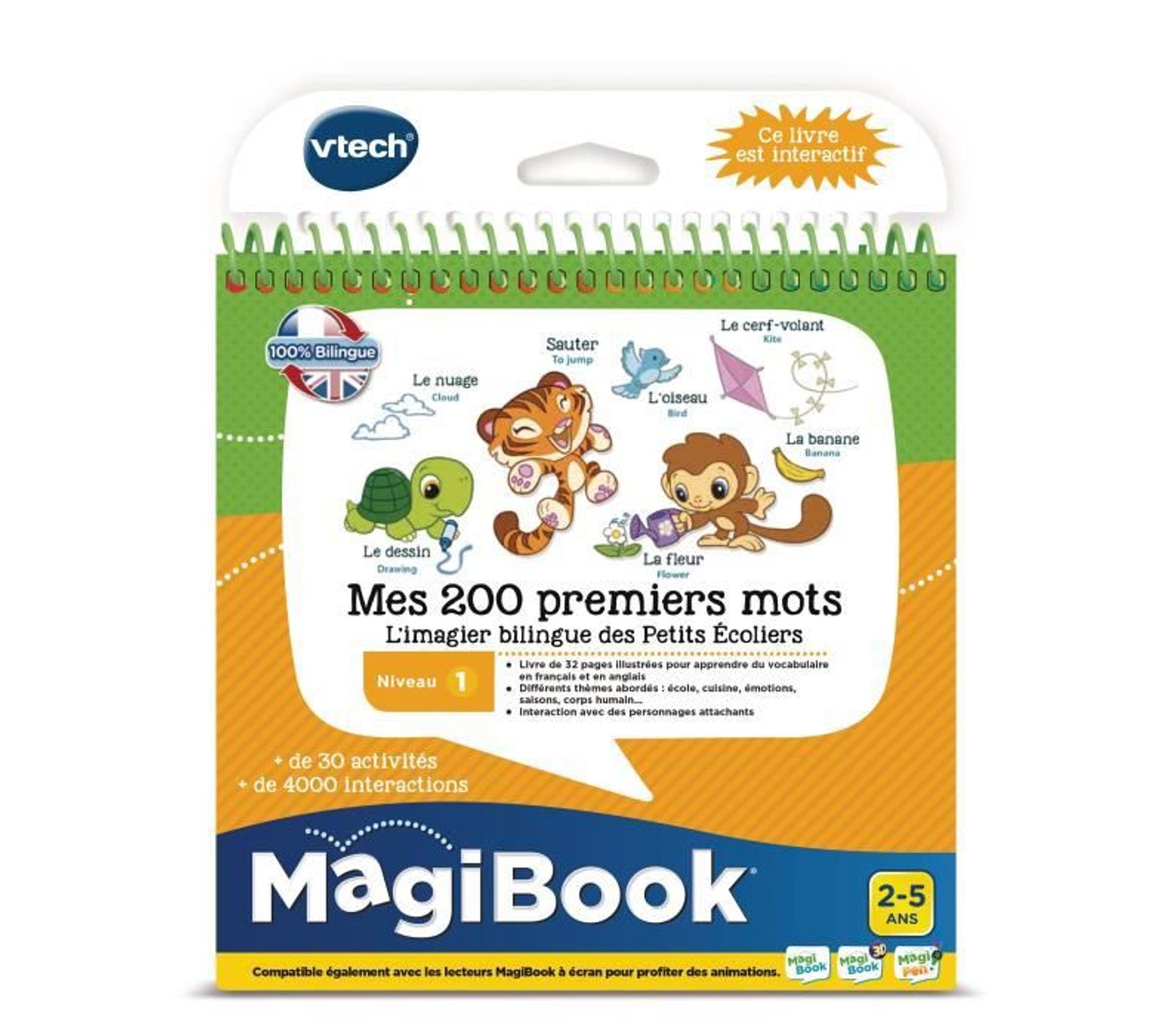 Magibook Mes 200 Premiers Mots Français/anglais Toute l'offre Livre