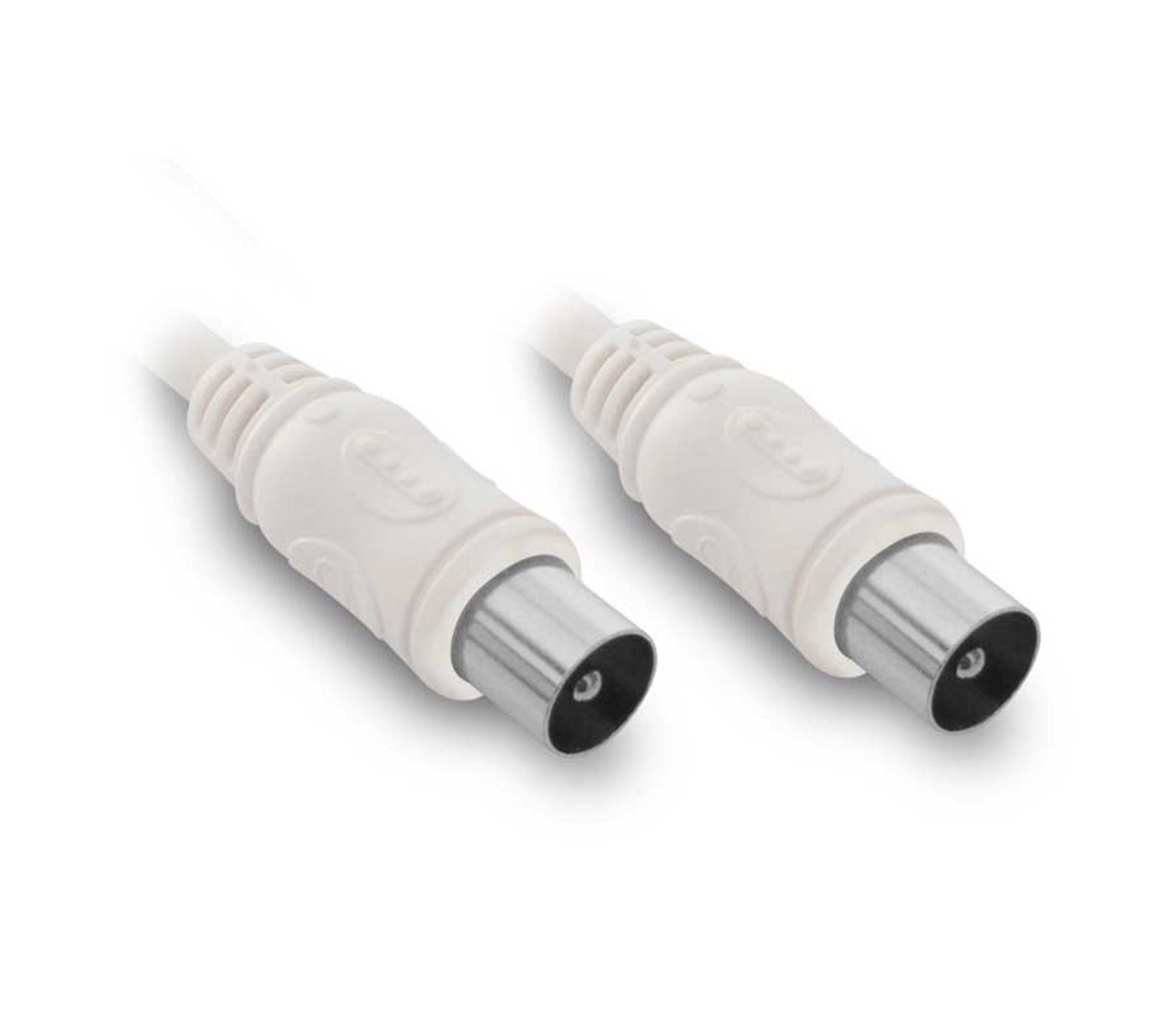 Câble Antenne Coaxial TV/AV Mâle-mâle - Longueurs 0,5 à 50 M, Connecteurs Plaqués Or, Coupleur Inclus