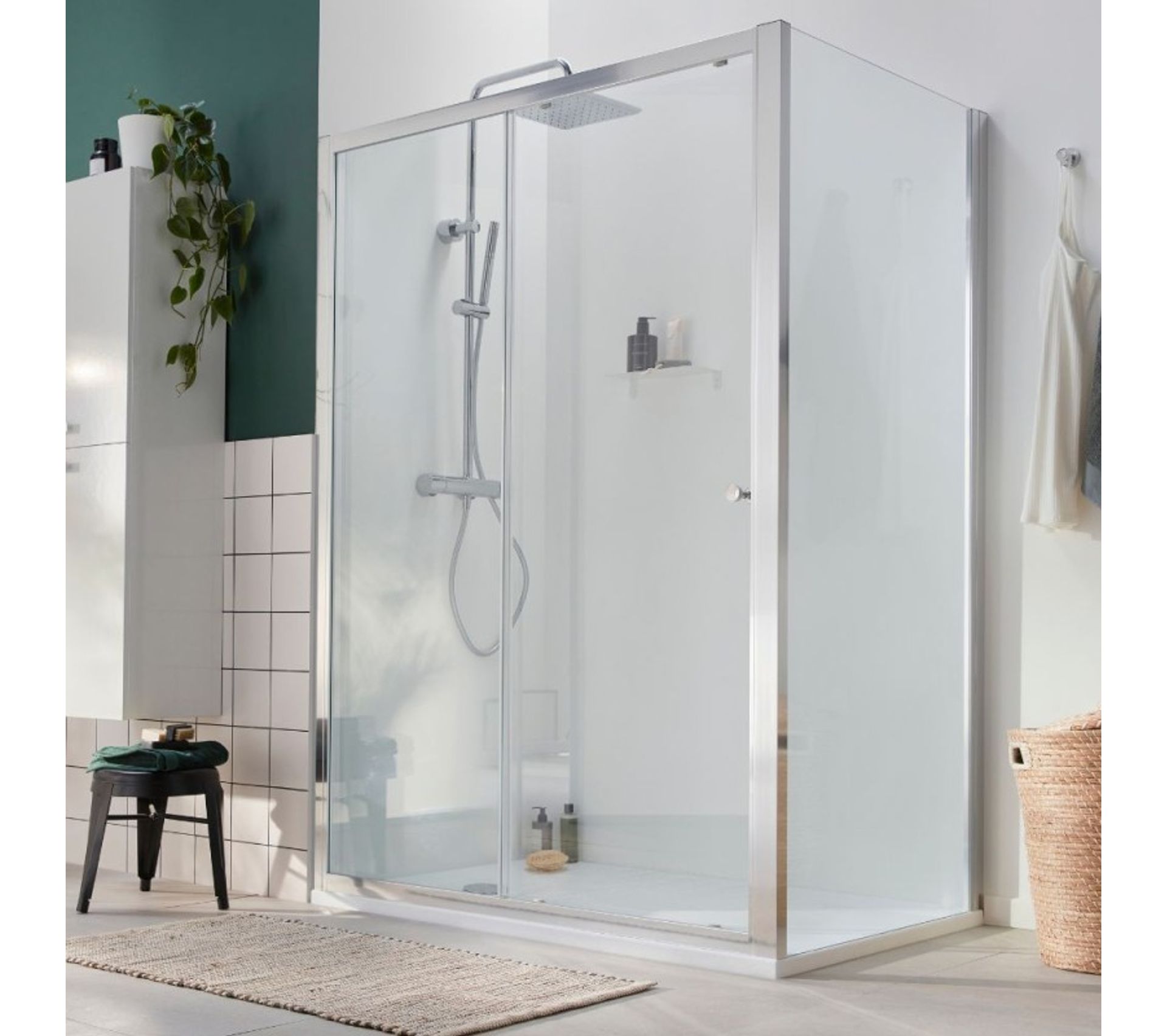 Paroi Douche Jacob Delafon Serenity, 100 Cm, Porte Coulissante