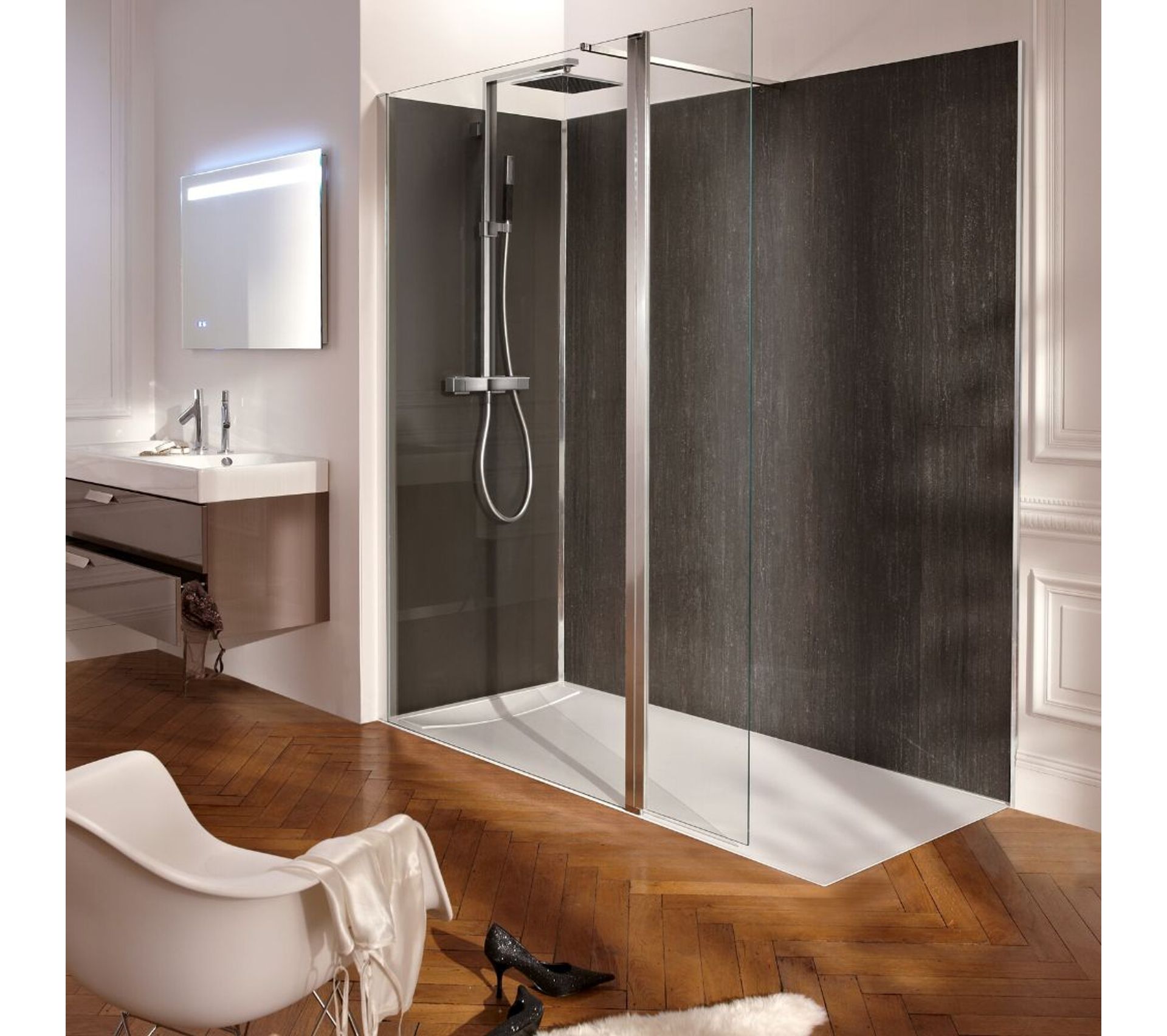 Receveur De Douche 160 X 90 Jacob Delafon Flight Neus Rectangle Blanc