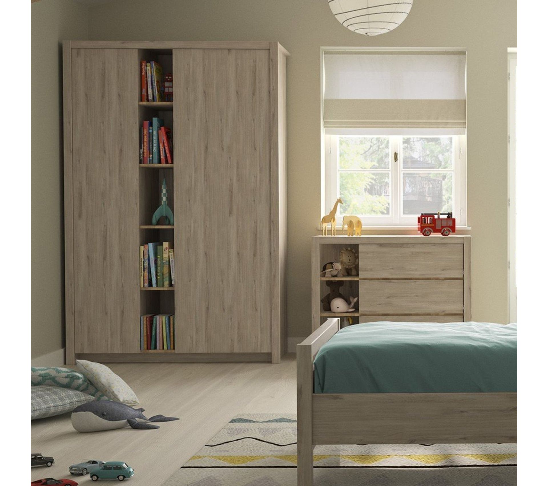 Armoire 2 Portes Avec 5 Niches De Rangement Gami Fabrication