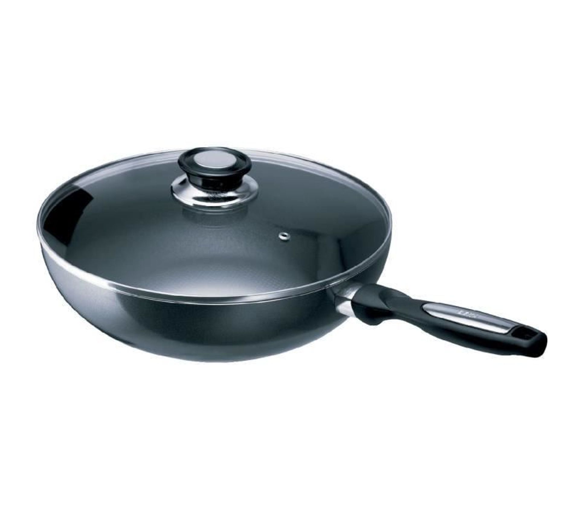 Wok Anti-Adhésif 25 Cm – Marque Edco, Revêtement Durable