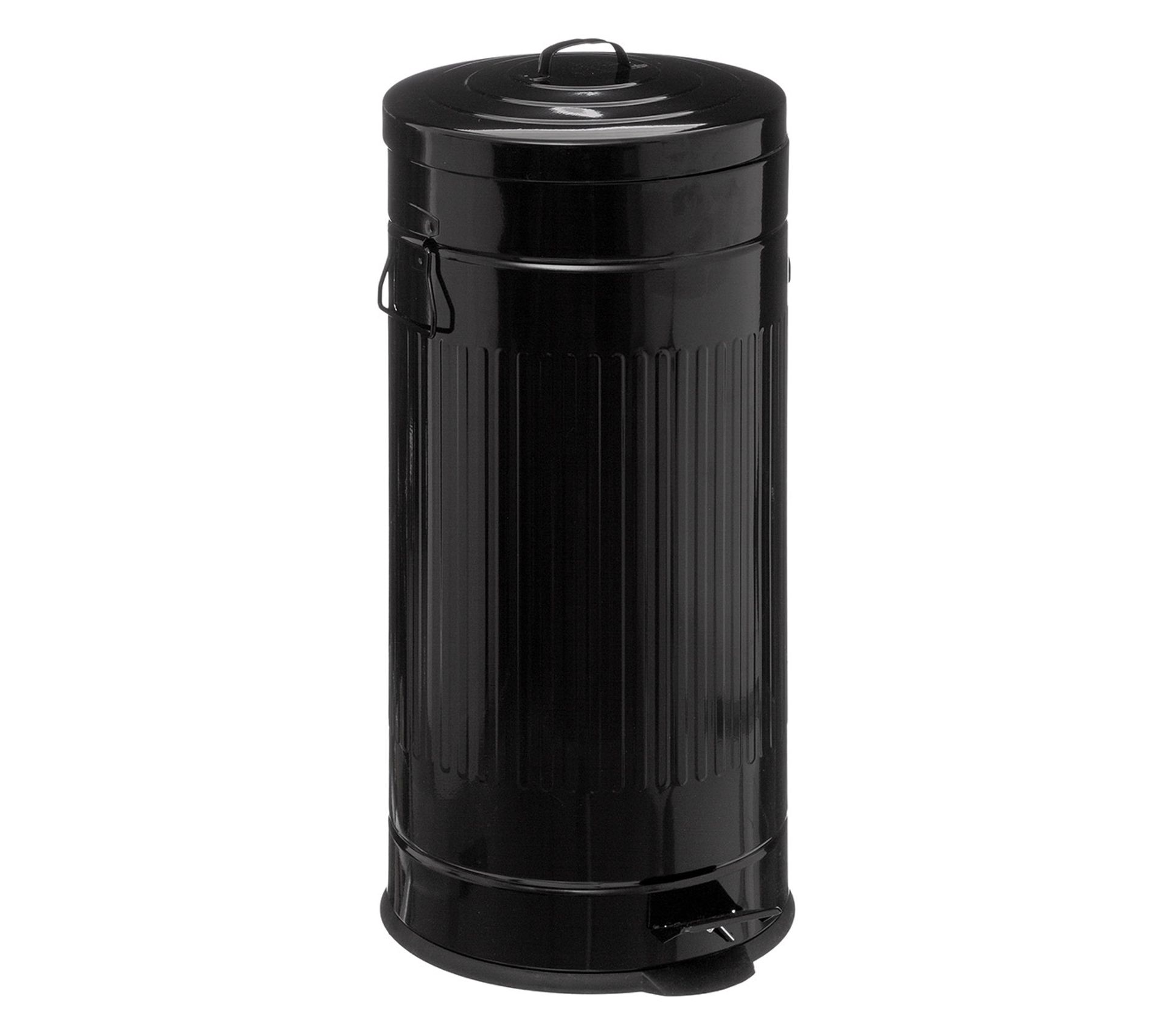 Poubelle Métal 30l Cadence Noir Poubelle Sac poubelle BUT