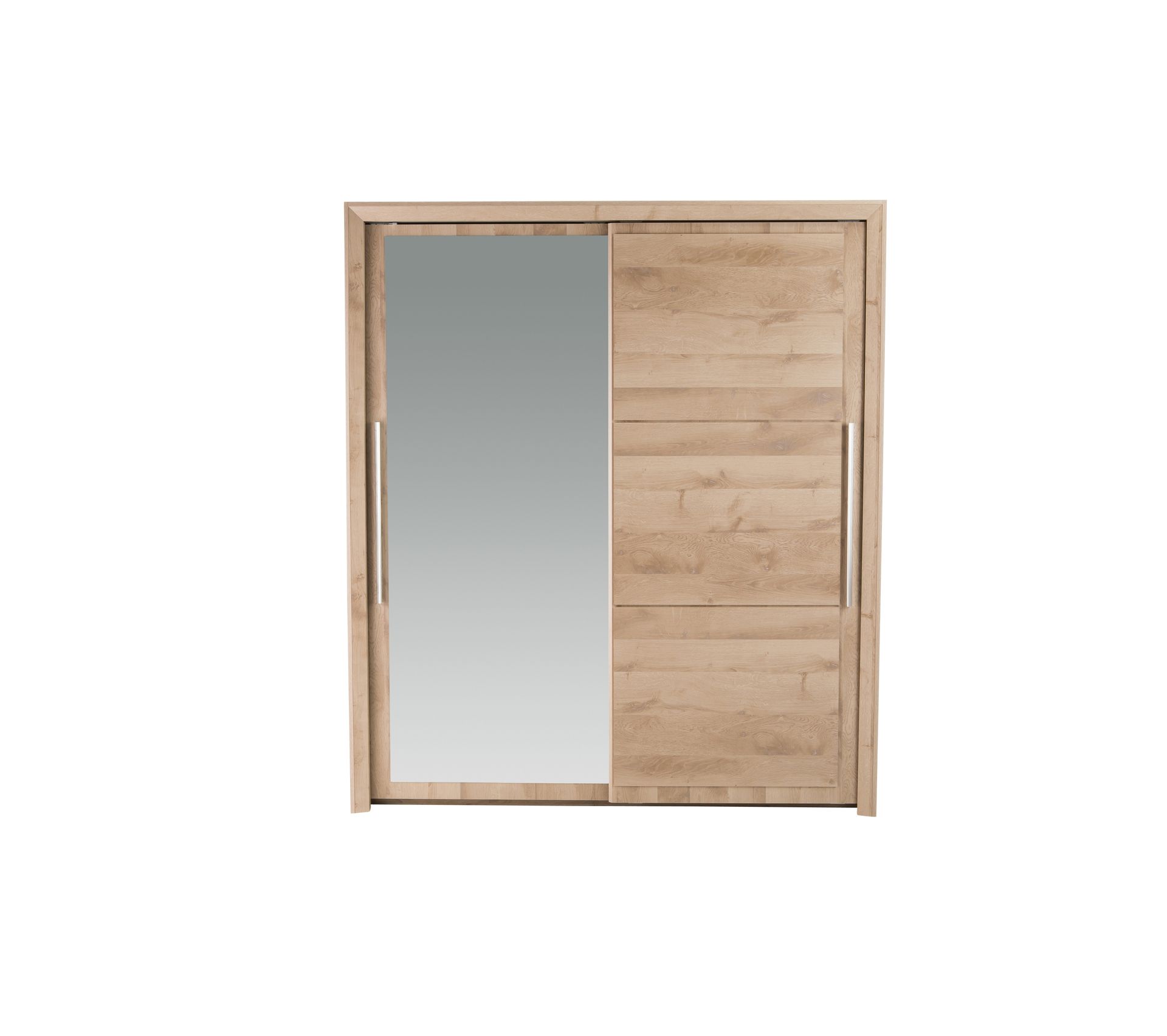 Armoire 2 portes coulissantes L.191 cm SARLAT imitation chêne Armoire BUT