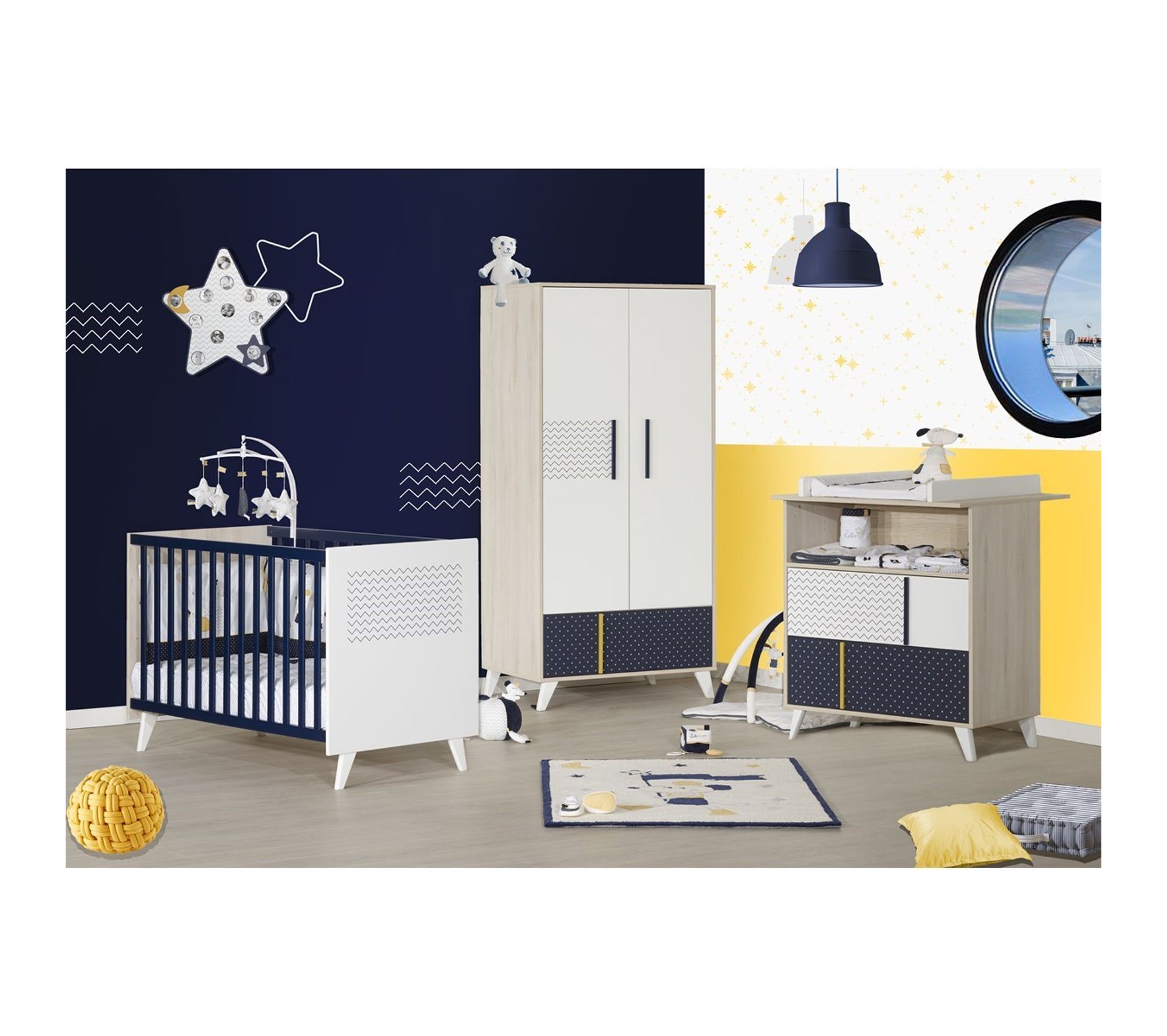 Armoire 2 Portes 178x86x57cm En Mdf Beige Armoire BUT