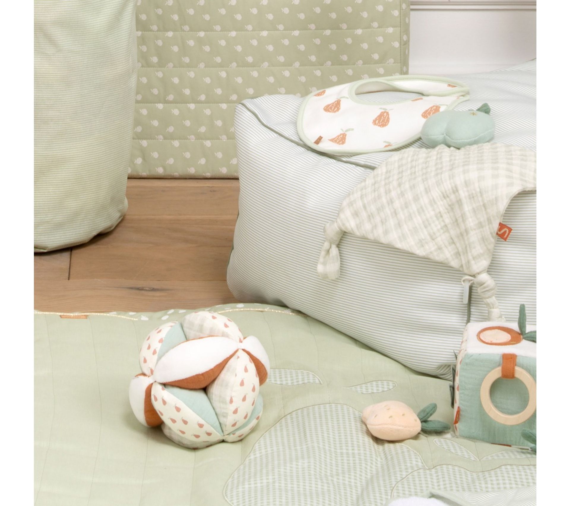 Jouet Peluche Kettlebell Pour Bébé - Coussin Sensoriel Blanc - Cadeau D'éveil Et Décoration