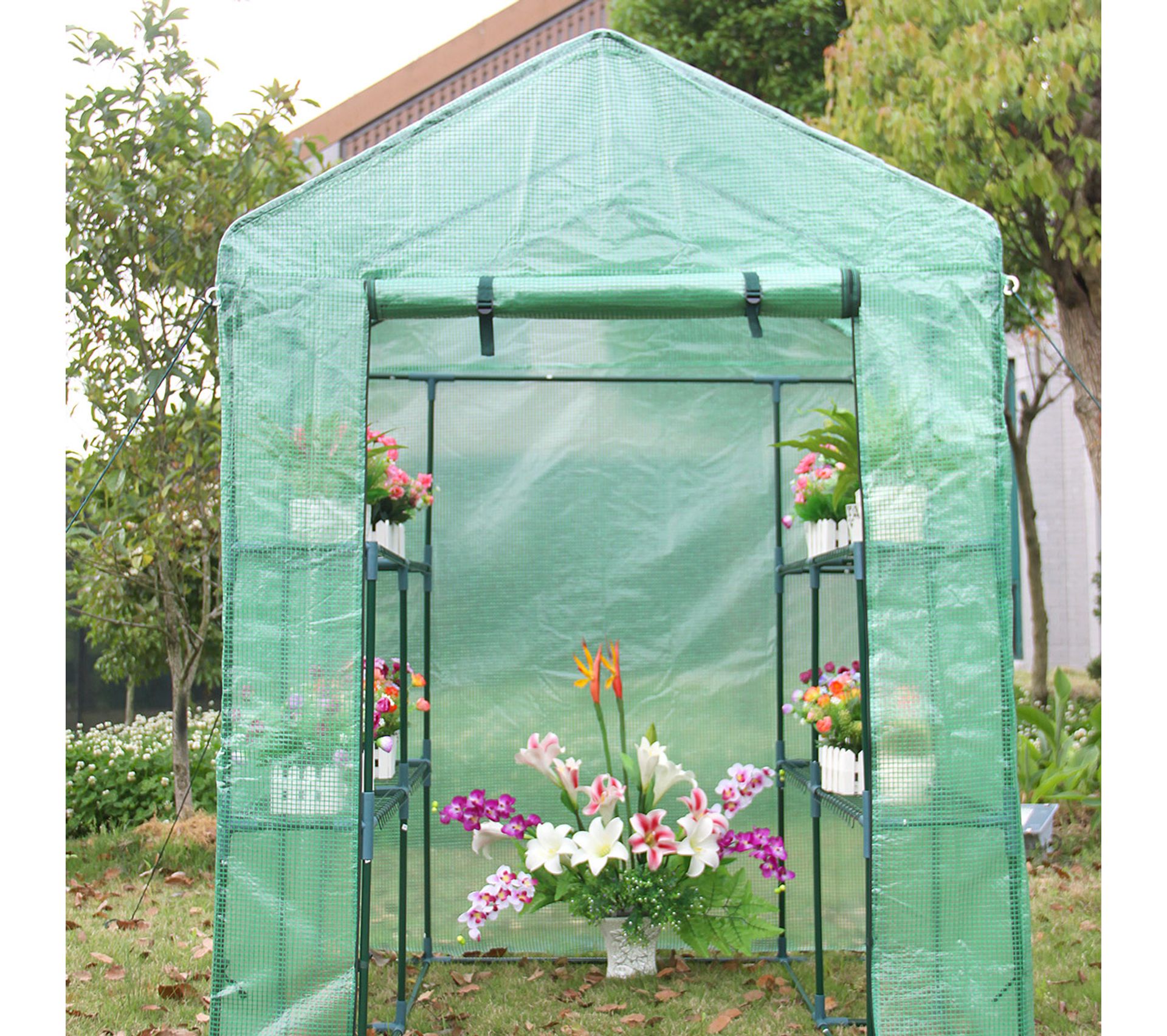 Serre De Jardin En Polyéthylène 2 M² - Serre de jardin BUT