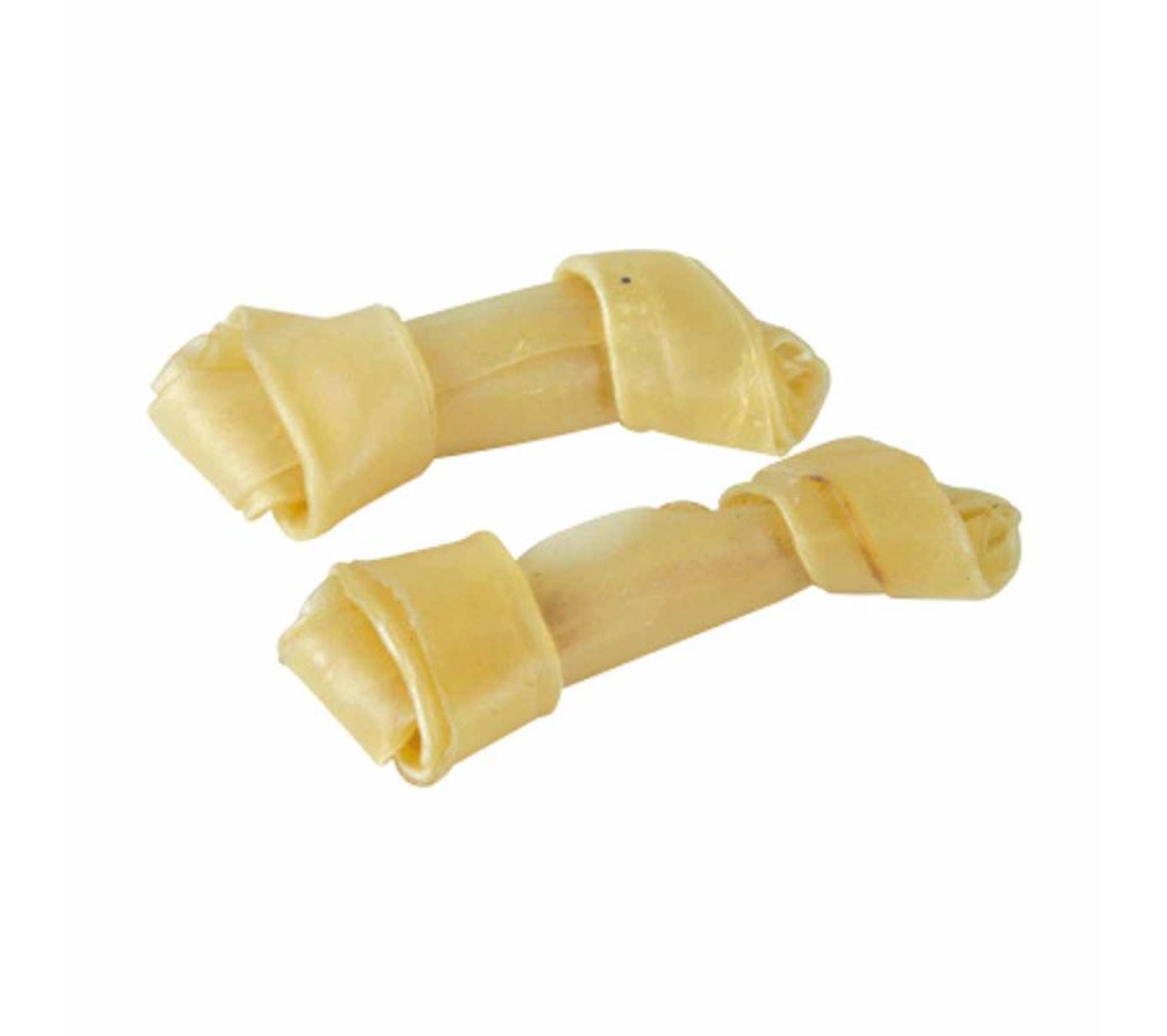 Lot De 2 Os À Mâcher Pour Chien "noués" 10 cm Beige Chien BUT