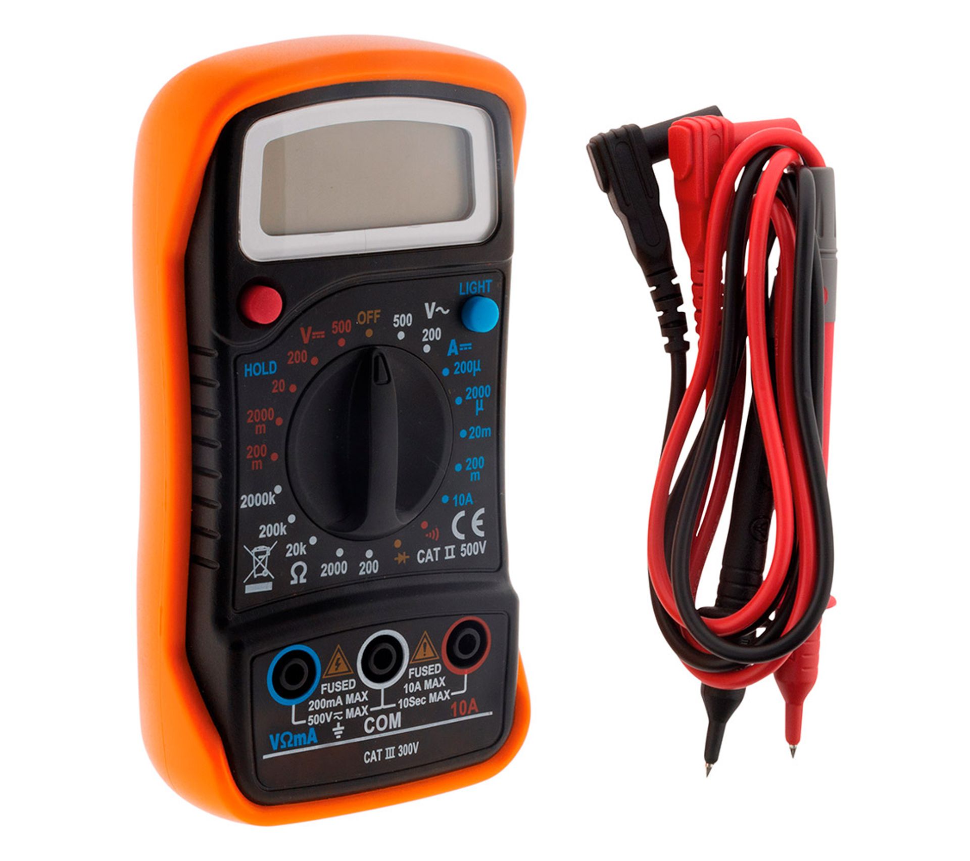 Multimètre Digital 300v Cat Iii Zenitech Toute l