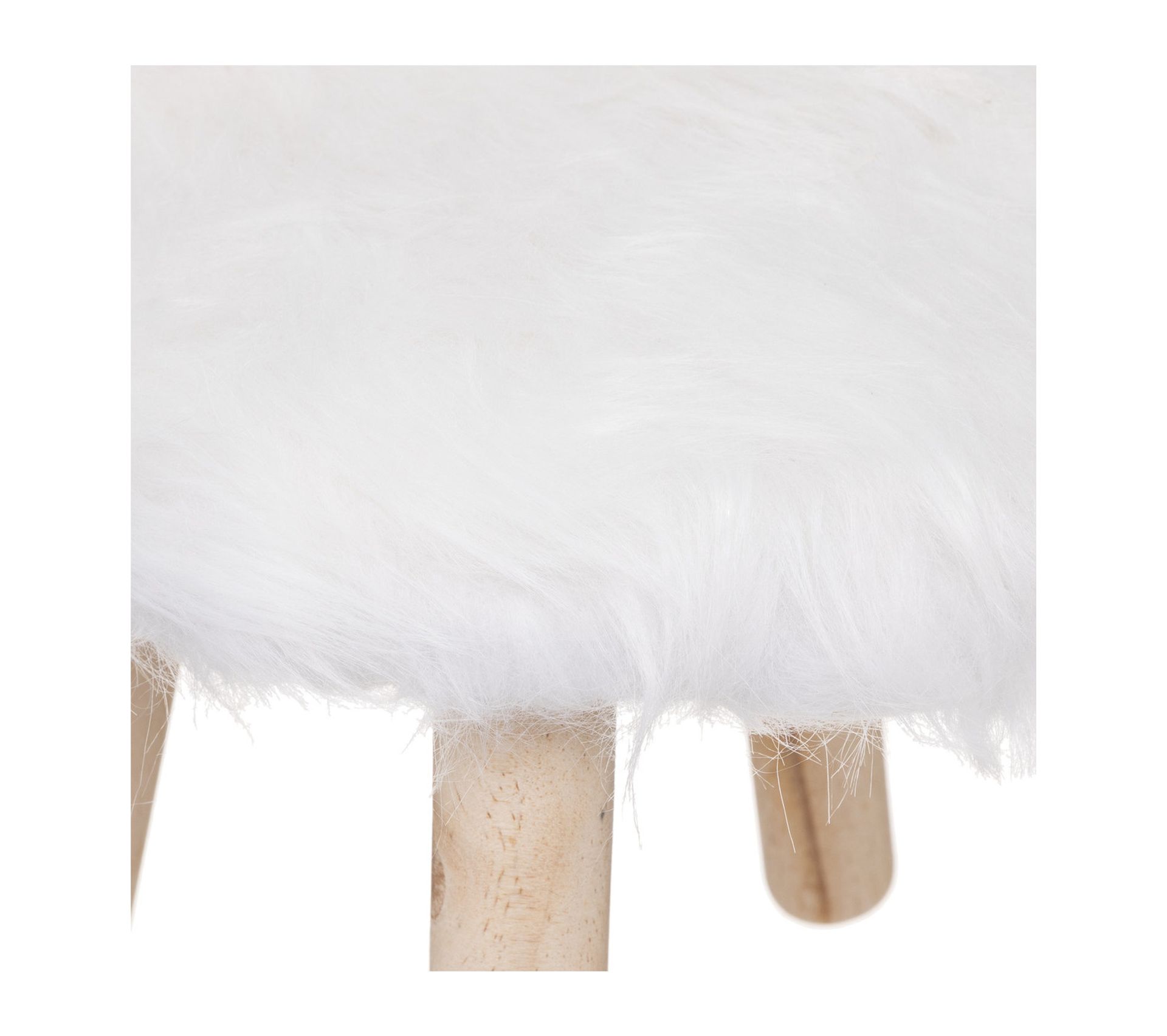 Beliani - Fauteuil Licorne Pour Enfant En Fourrure Douce Et Bois – Rose Pastel – Jusqu’à 80 Kg