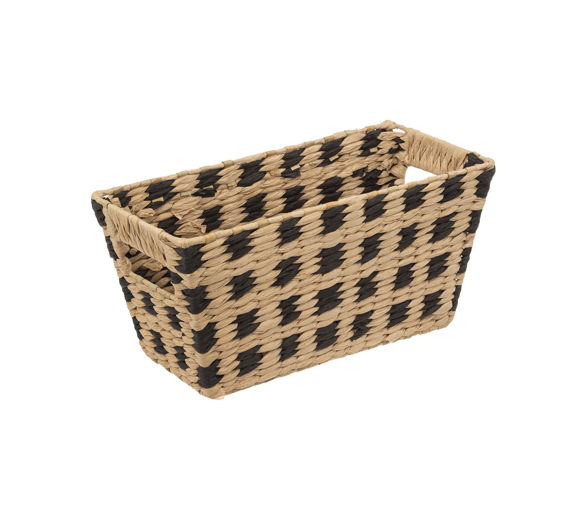 Panier De Rangement Tressé Pliable En Jonc De Mer Naturel - Avec Pompon