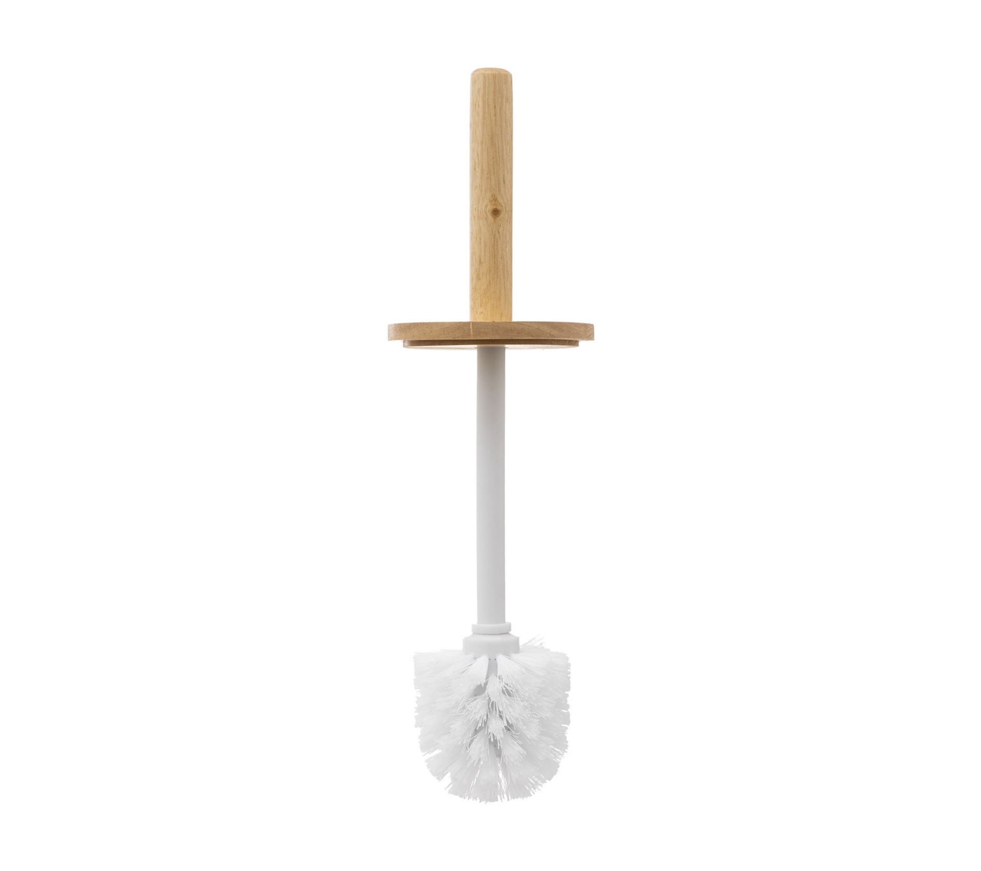 Brosse WC Avec Support Céramique Blackflora - Design Blanc Et Noir - Five Déco