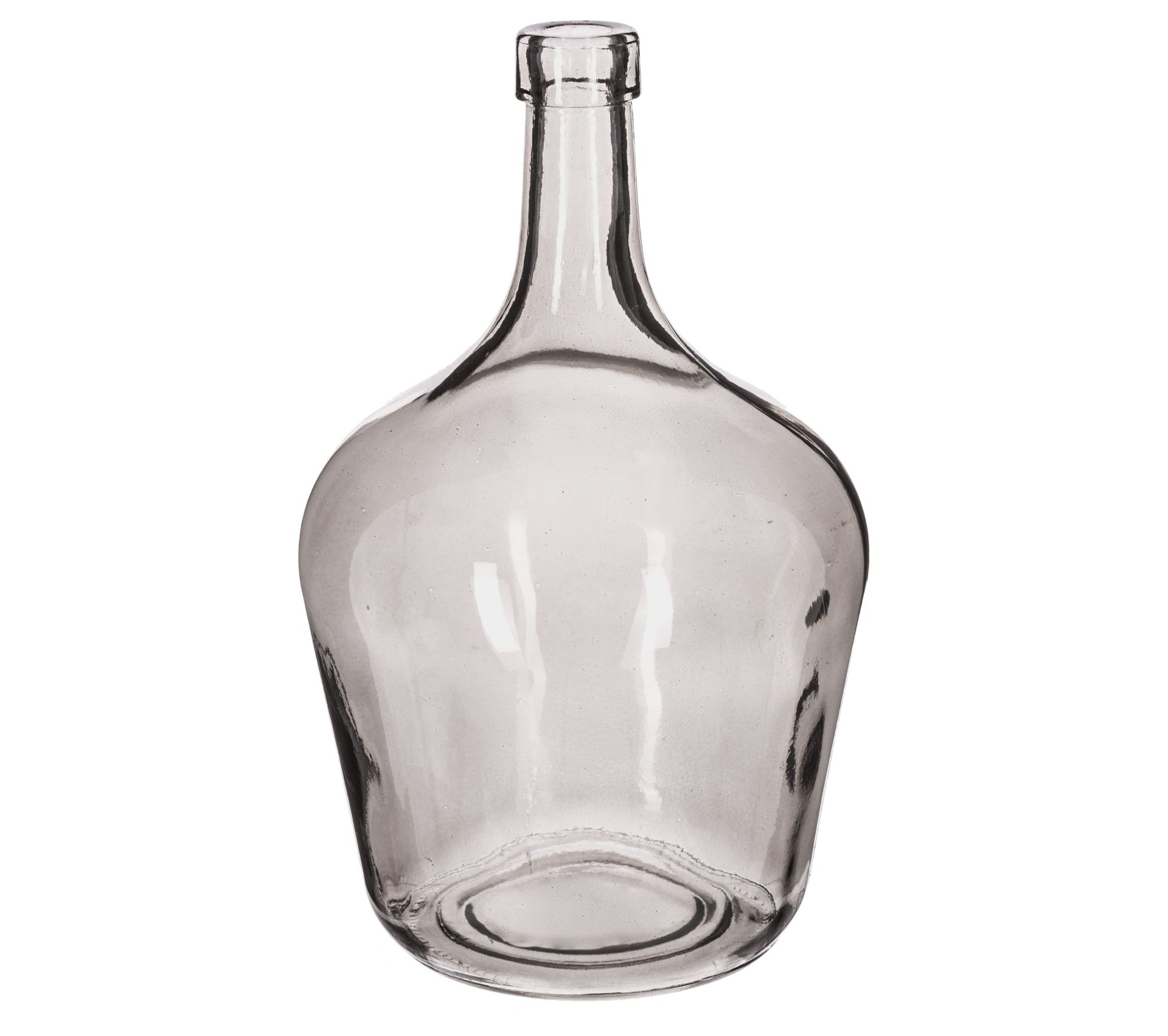 Vase Dame Jeanne H. 25 cm Transparent / Gris / Rose Vase BUT
