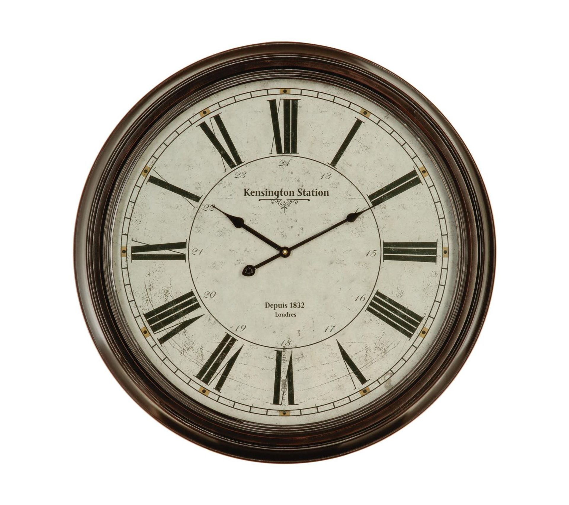 Pendule Noire En Métal D62 Horloge Pendule BUT