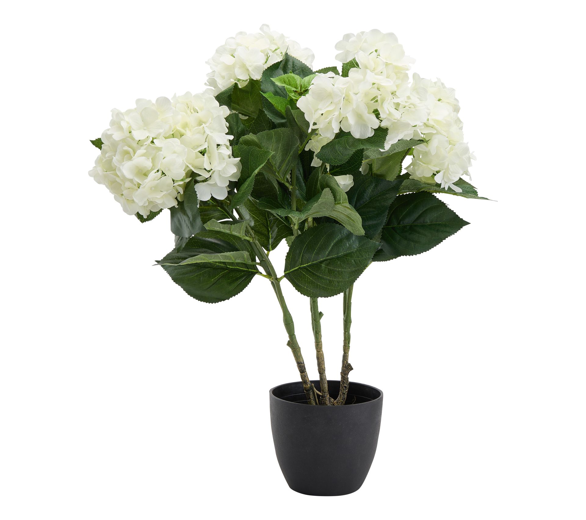 Hortensia Artificiel Réaliste Avec Pot - Décoration Intérieure Sans Entretien - 43,2 Cm - Bleu
