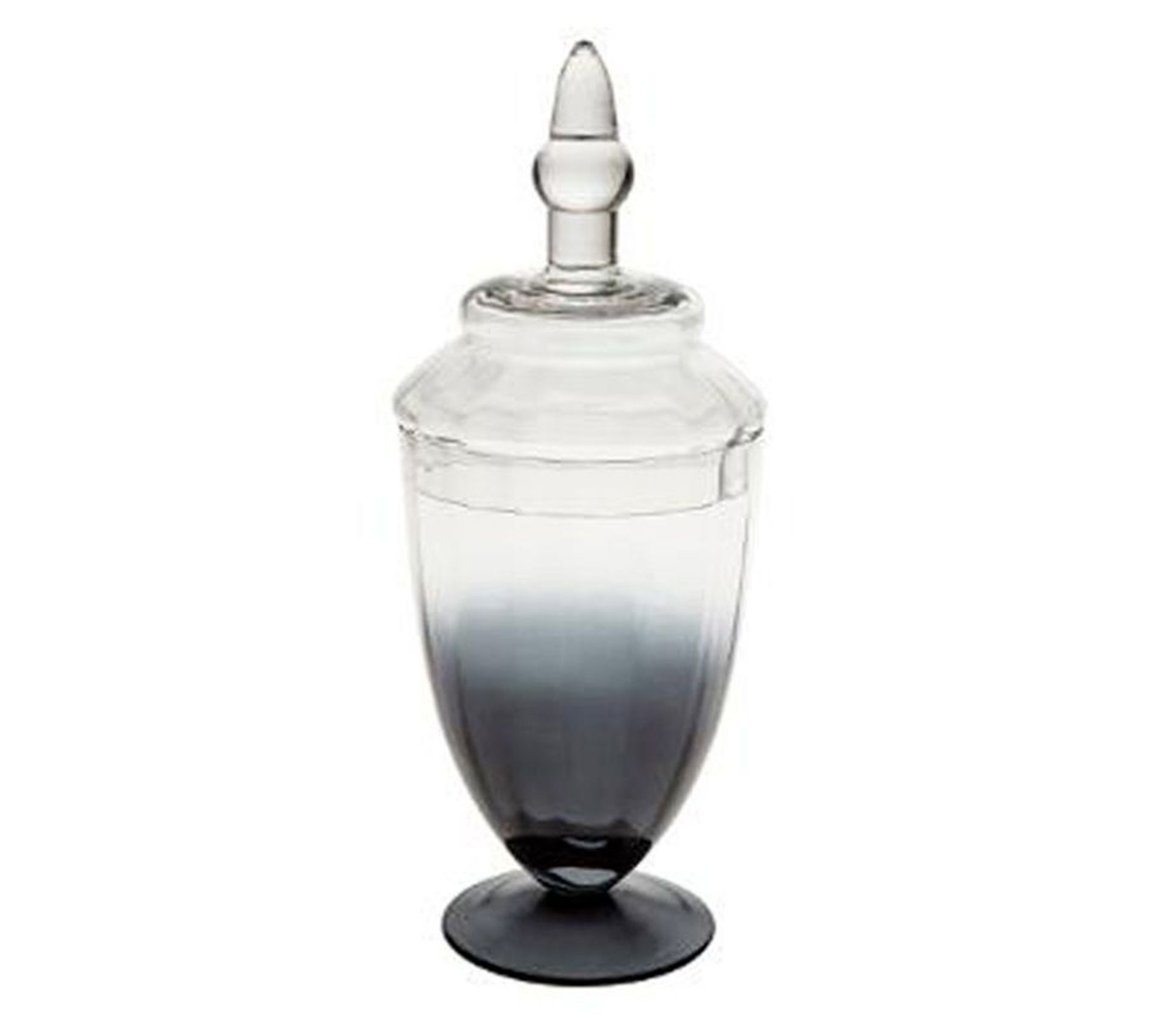 Bonbonniere Verre Lodge 27cm Noir Et Transparent Art De La Table But