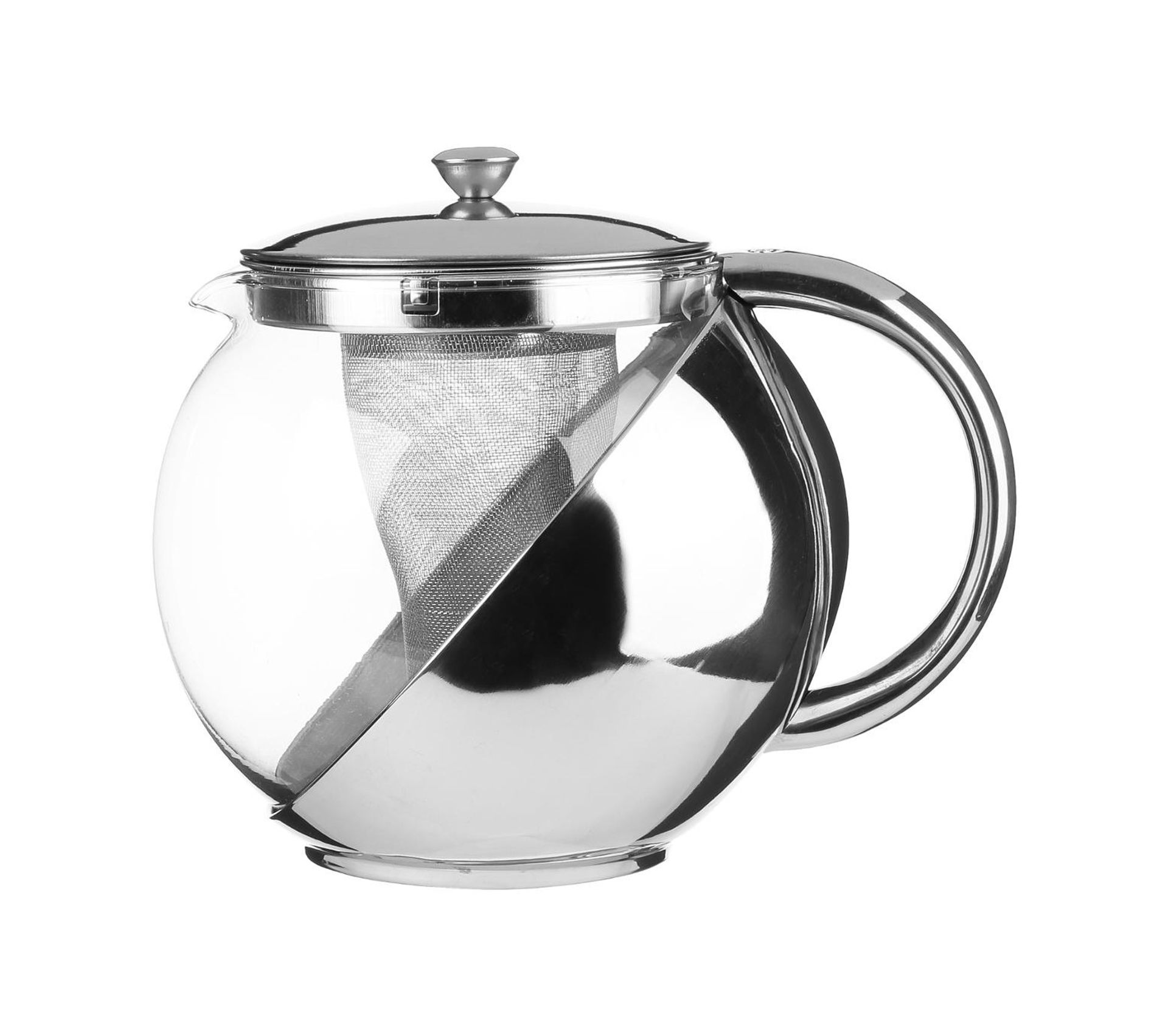 Théière En Verre Avec Filtre Inox - 0,8 Litre, Passe Lave-vaisselle, Idéale Pour Thé Et Infusions