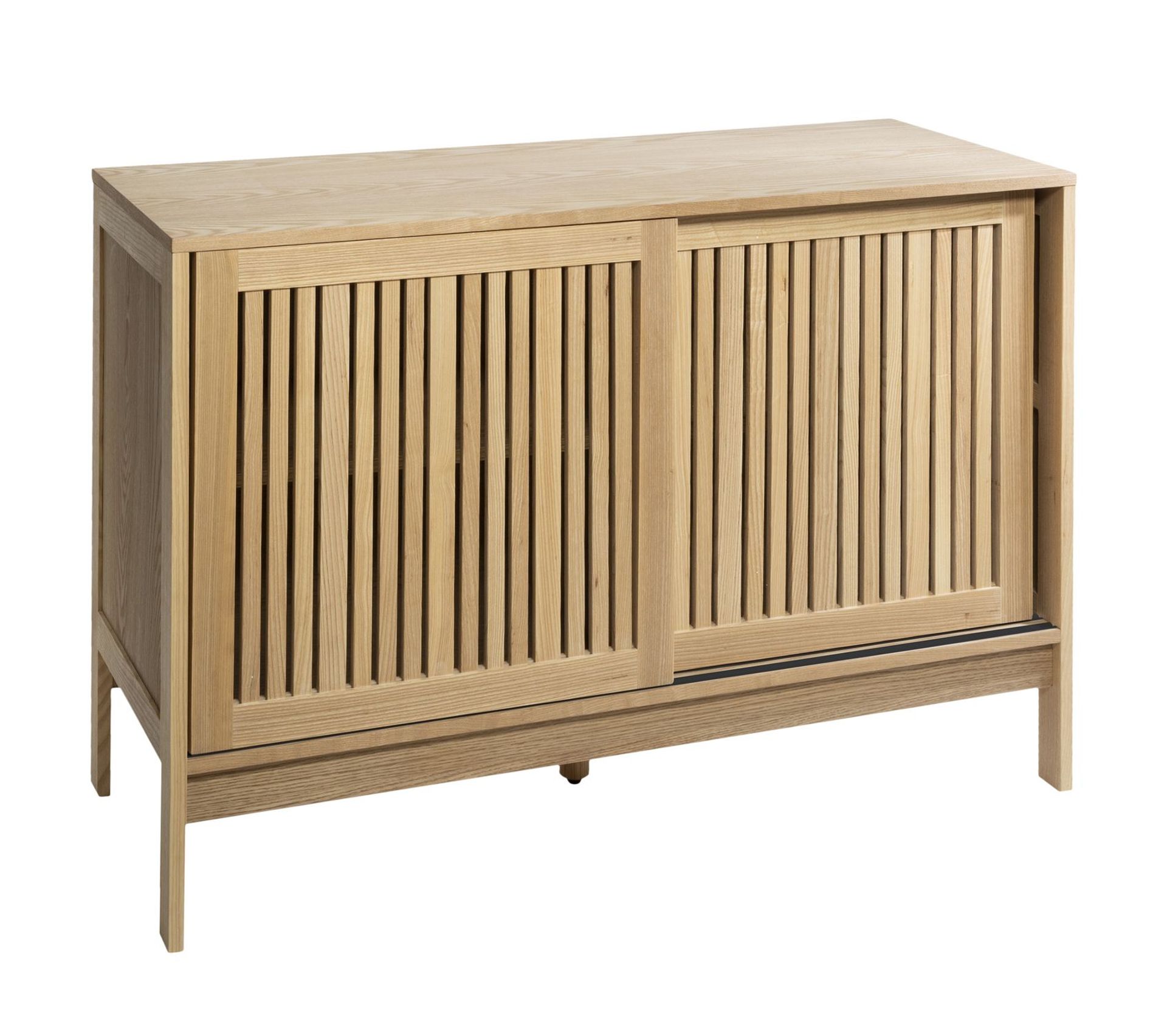 Buffet Bas En Bois Design Lattes Osani - L. 15 X H. 15 Cm - Marron Buffet Bas En Bois Design Lattes Osani - L. 15 X H. 15 Cm - Marron