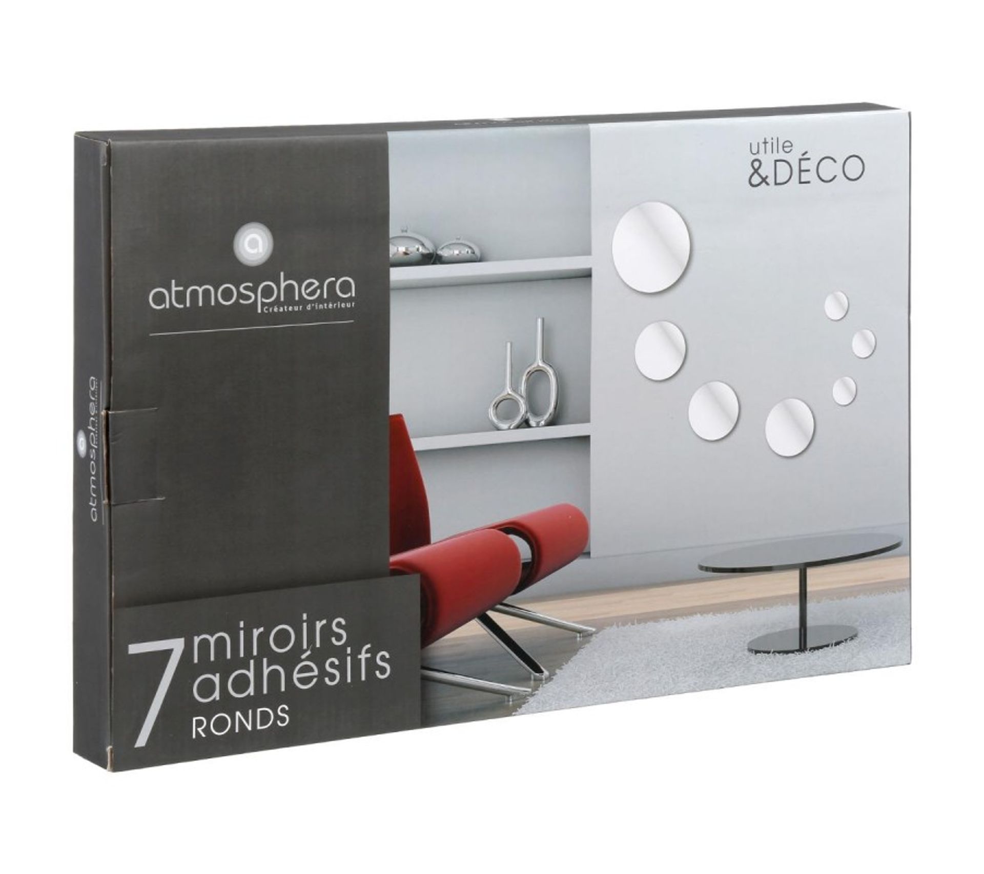 7 Miroirs Adhésifs Rond Miroir BUT