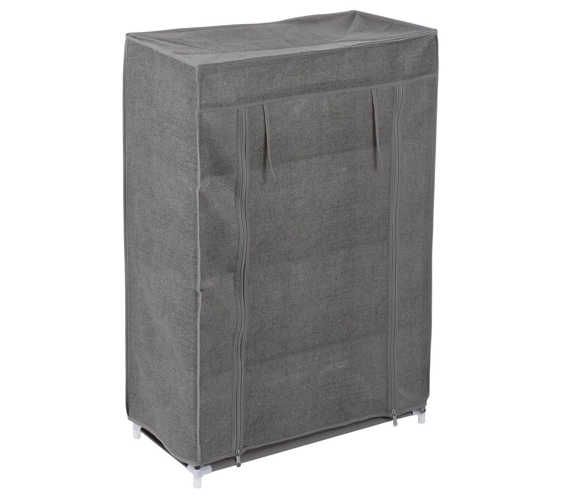 Armoire à Chaussures En Tissu Capacité 12 Paires Gris Foncé Meuble