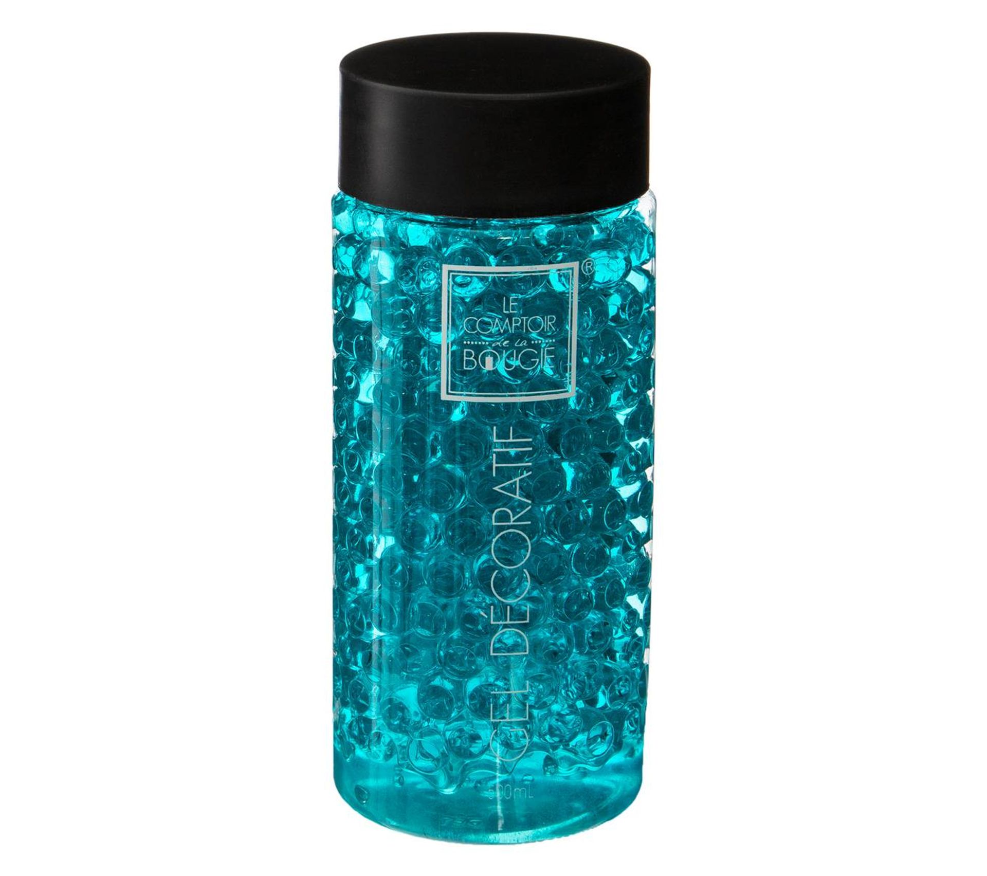 Gel Vase "crystal" 500ml Turquoise Statue Objet à poser BUT