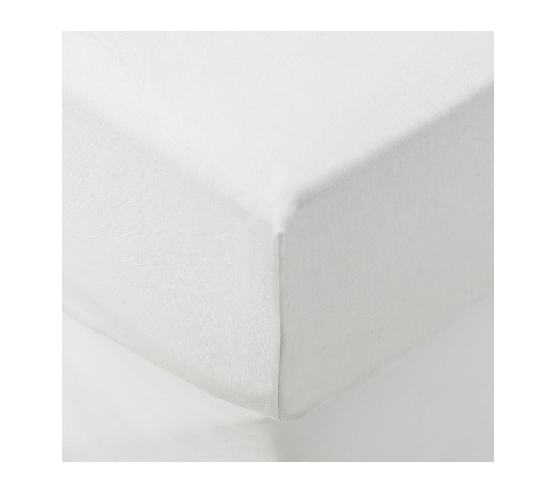 Drap Housse 140x190 cm Blanc - Promos et bons plans BUT