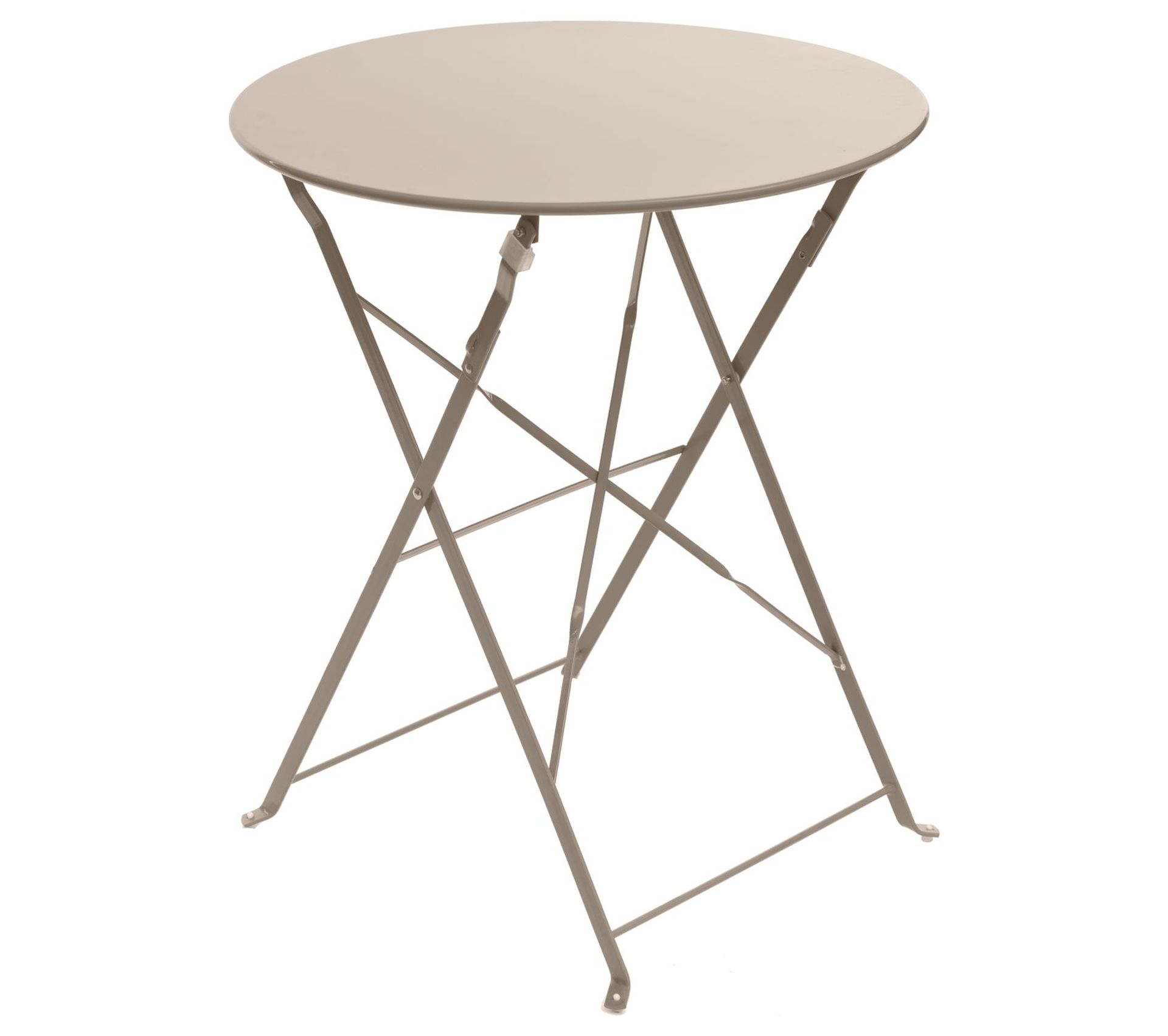 Table De Jardin Ronde Pliante Camargue 2 Places Taupe Mat Table De Jardin But