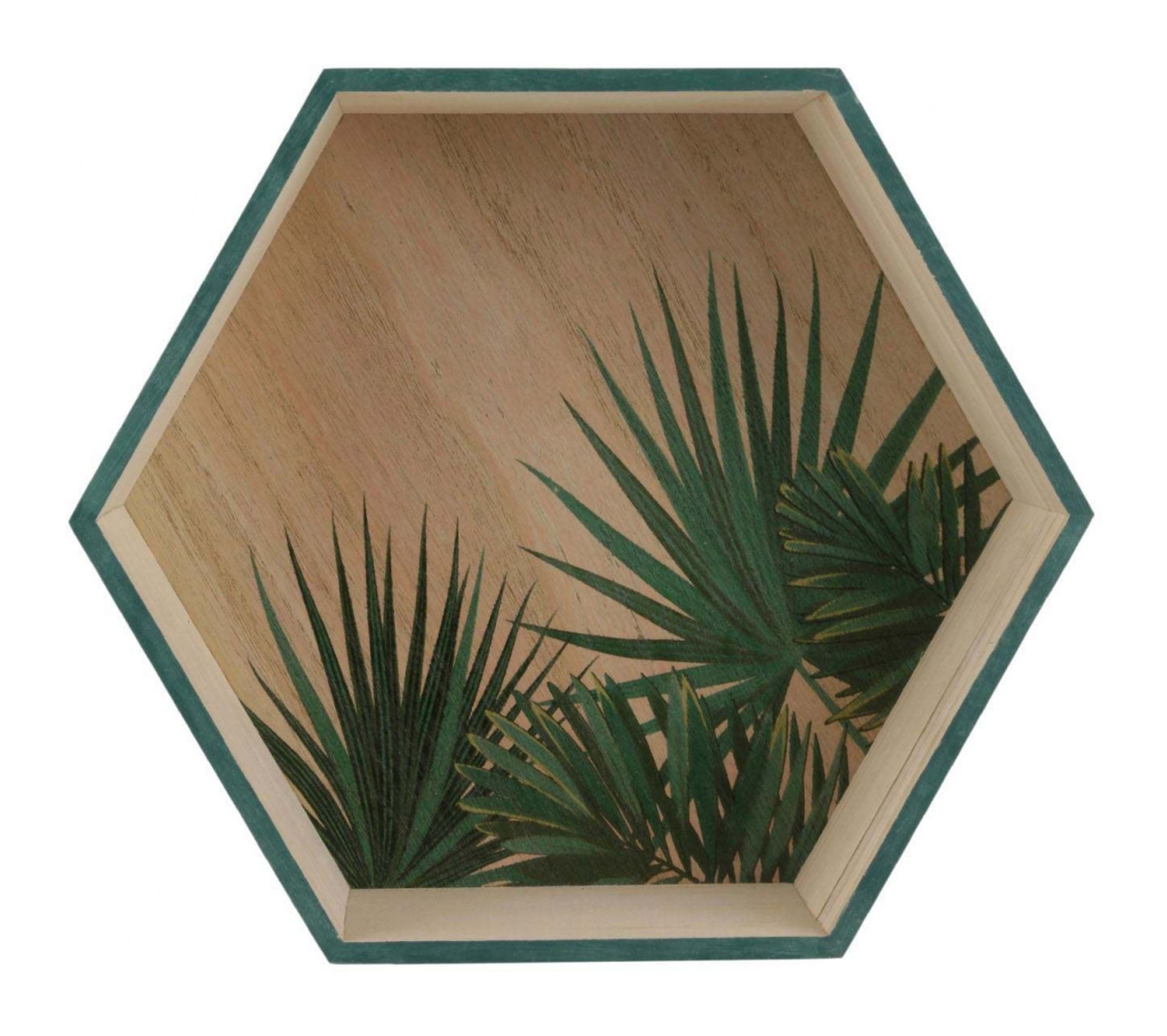 Etagère Hexagonale En Bois Jungle (lot De 3) - Etagère ...