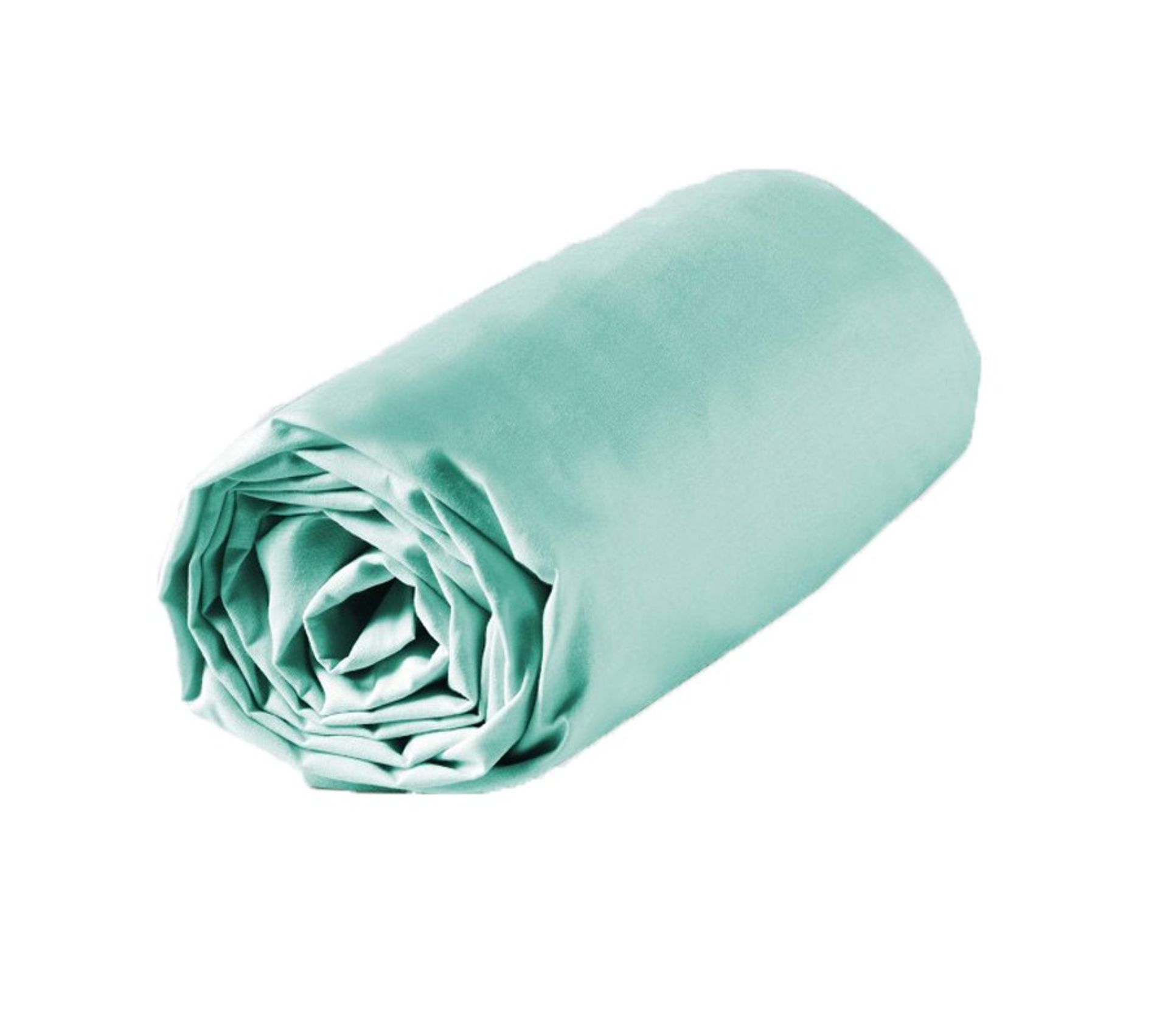 Drap Housse Coton Uni En 57 Fils 160 X 200 Cm Menthe Drap housse BUT
