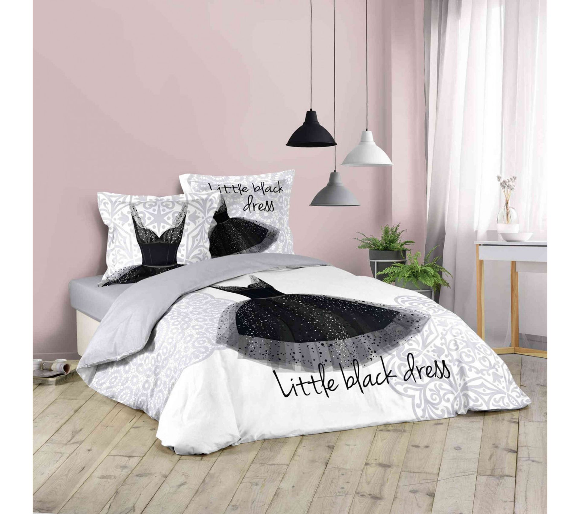 Parure Lit Bébé Bambi - 100% Coton - Housse Couette 100x135 + Taie 40x60
