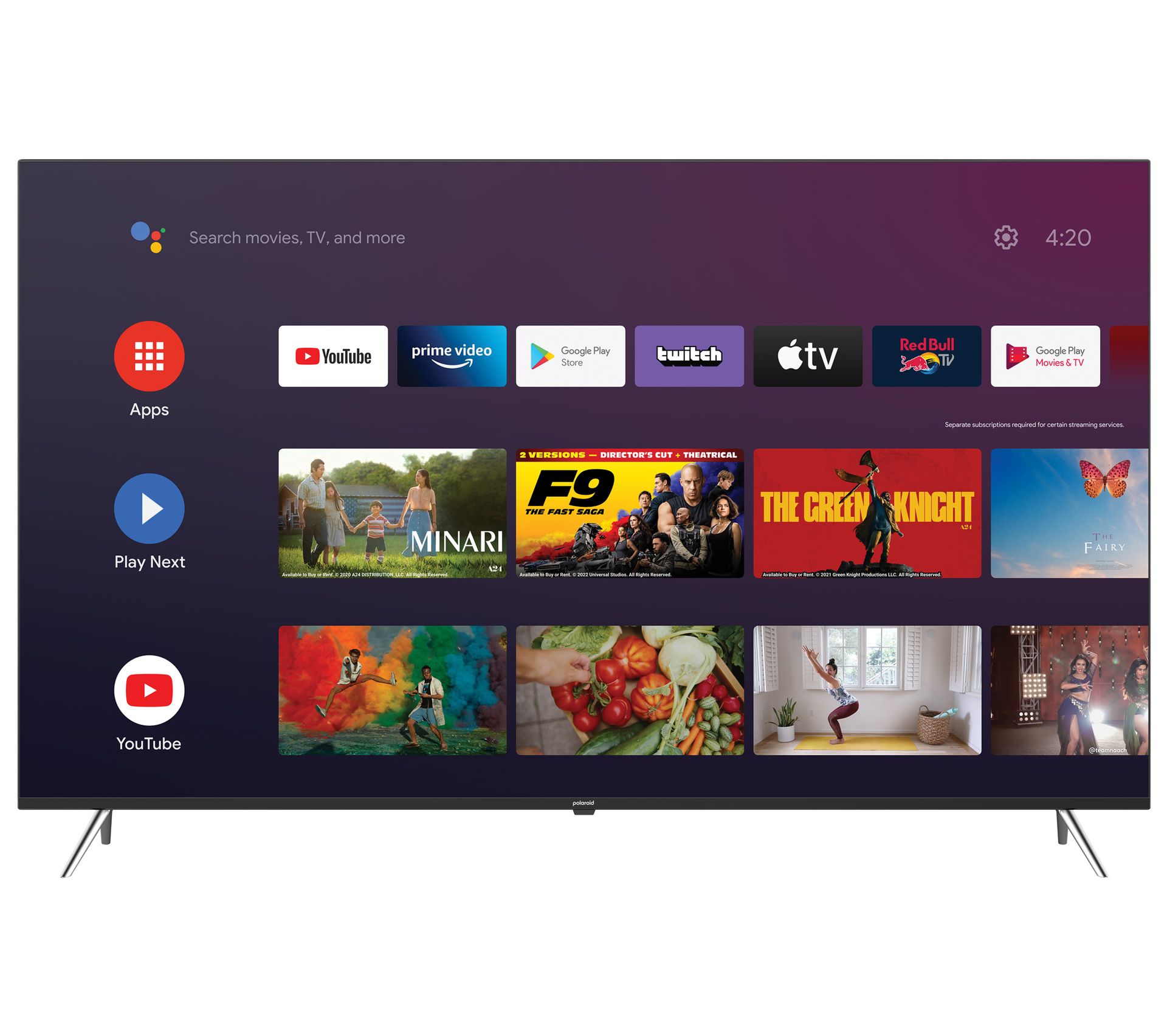 TV LED Android 65" (164cm) 4k Uhd Wifi Bluetooth 5.0 Netflix