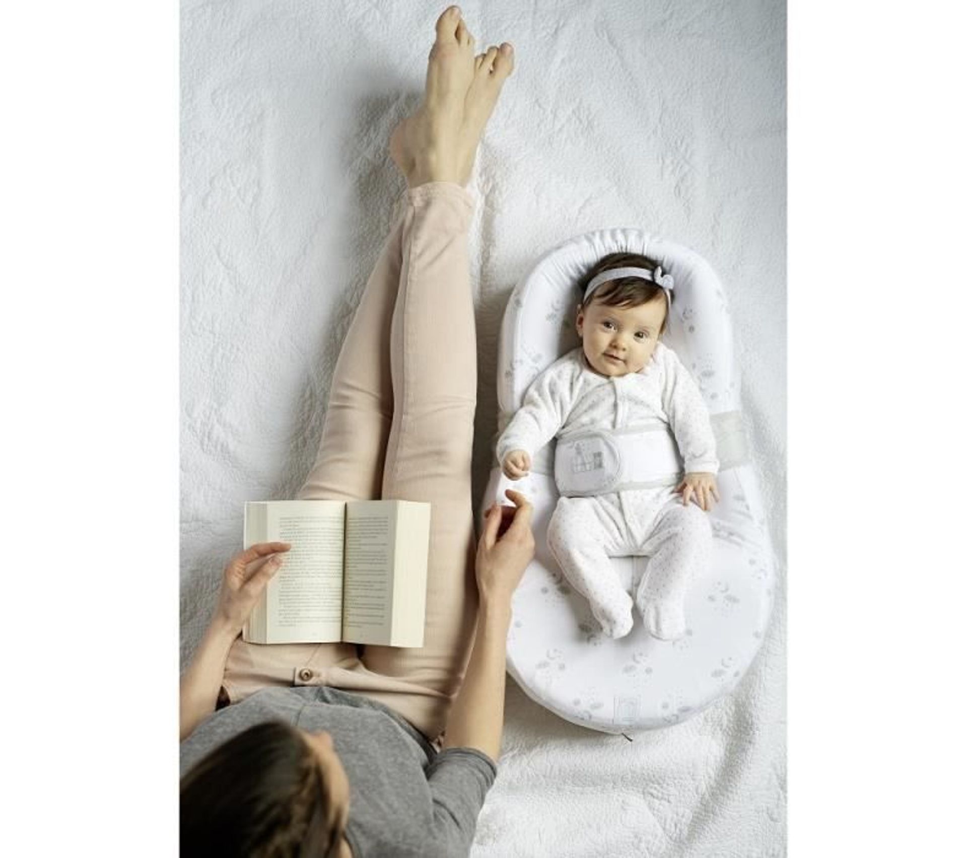 Reducteur De Lit Pour Bebe Cocoonababy Nuage Cale Bebe Plan Incline But