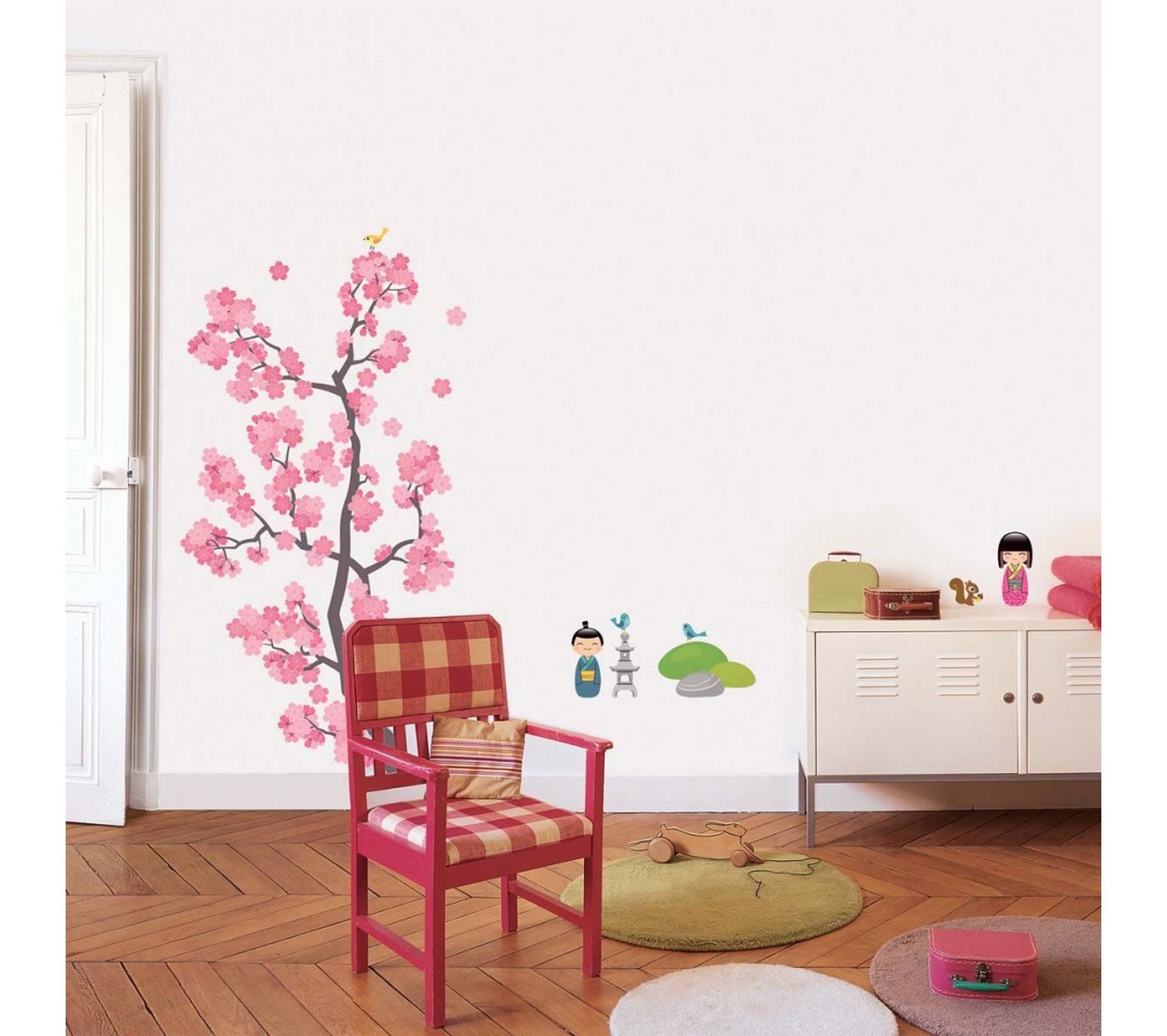 Sticker Mural Xxl Cerisiers Du Japon Stickers BUT