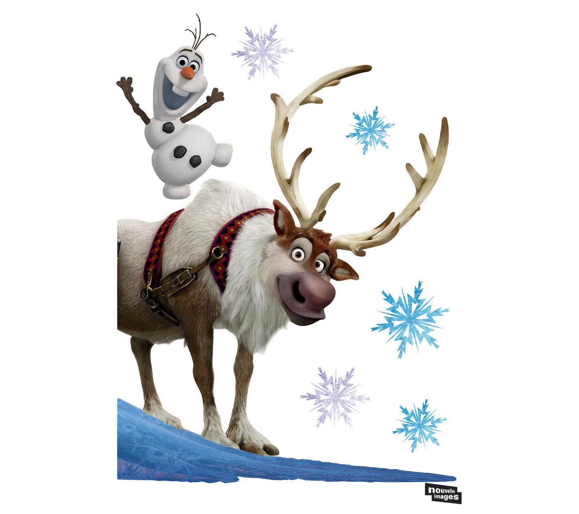 Sticker Mural Reine Des Neiges Et Ses Amis Stickers BUT