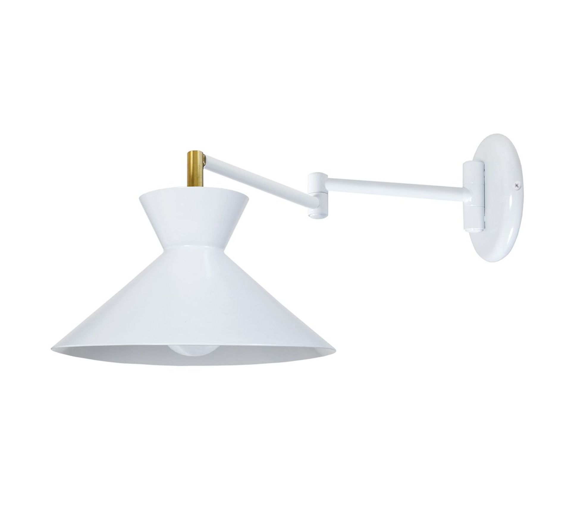 Applique Murale Articulée Design Blanc Leeds Applique BUT