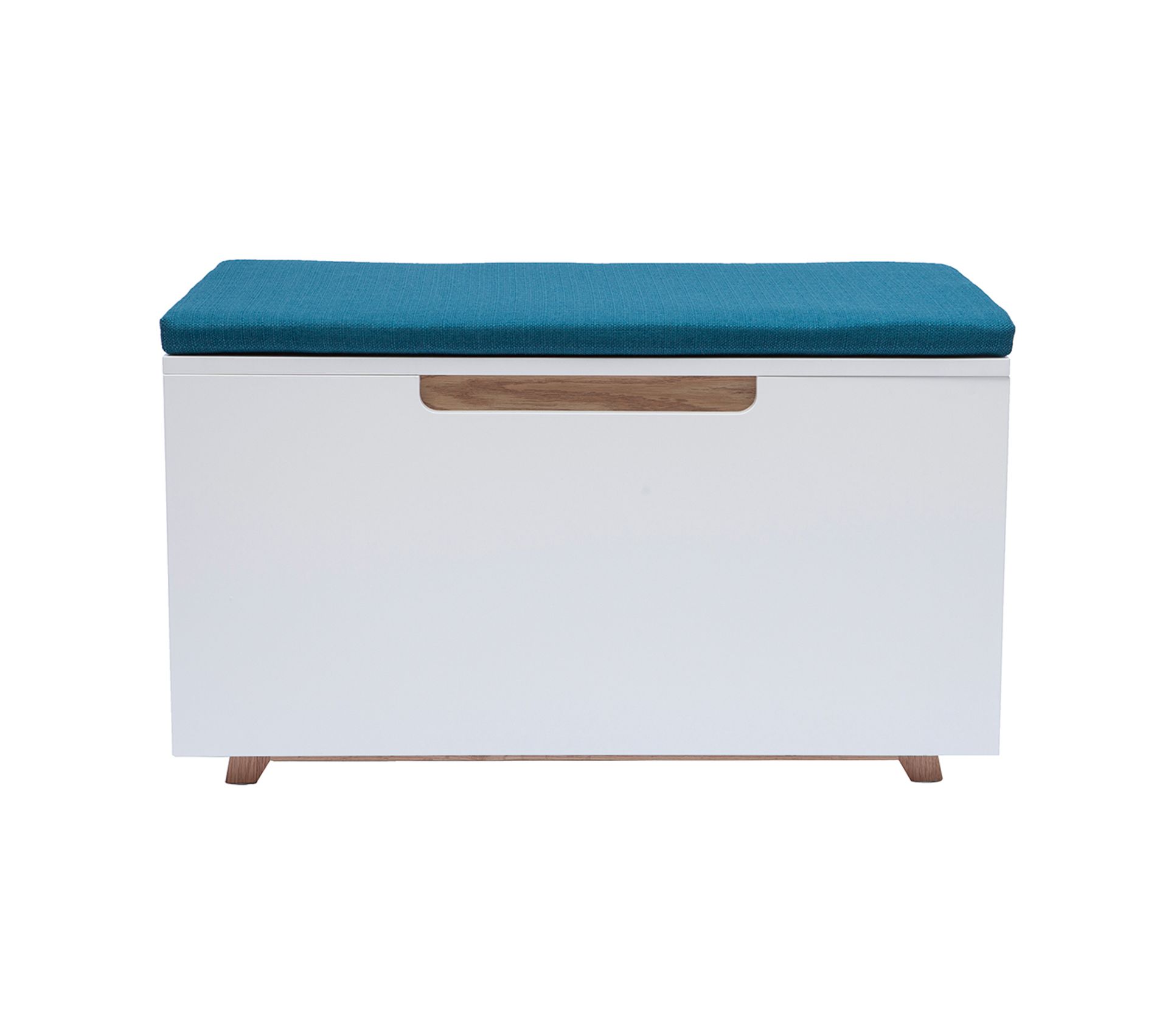 Banc Maison De Toilette Pour Chat Bois Clair Et Bleu Canard O Malley Chat But