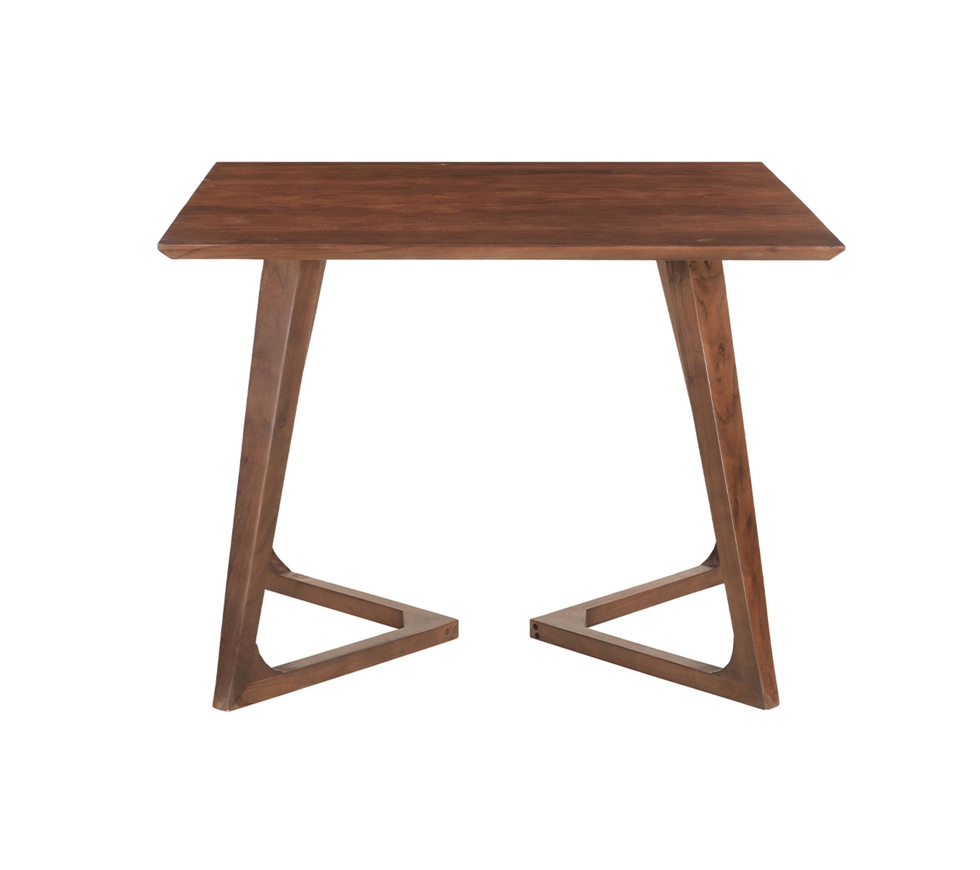 Table Design Carrée En Bois Massif L100 Cm Bandol Table BUT