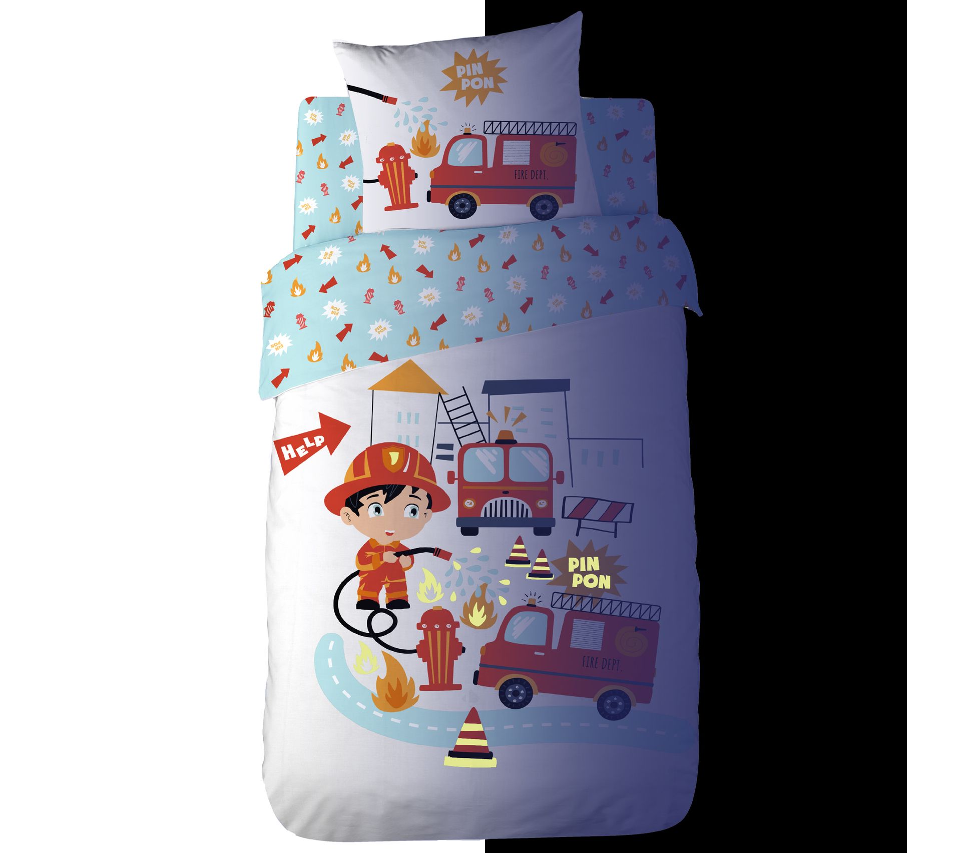 Parure De Lit Minecraft 140x200 Cm – Housse De Couette + Taie 70x90 Cm – Motif Survival Mode – 100% Polyester