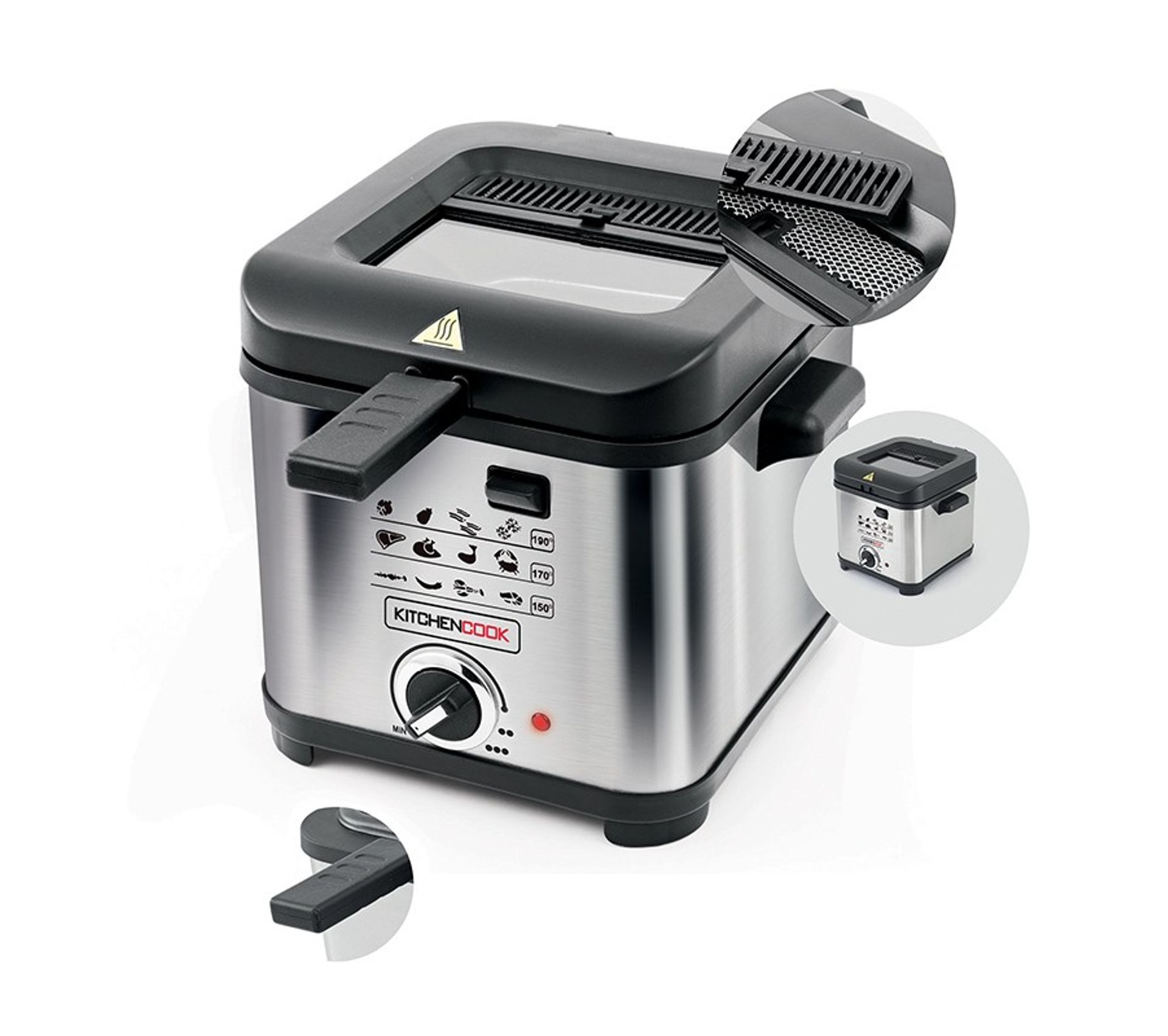 Kalorik Kalorik Friteuse à Air Chaud Digitale Acier Inoxydable | Home Depot Canada