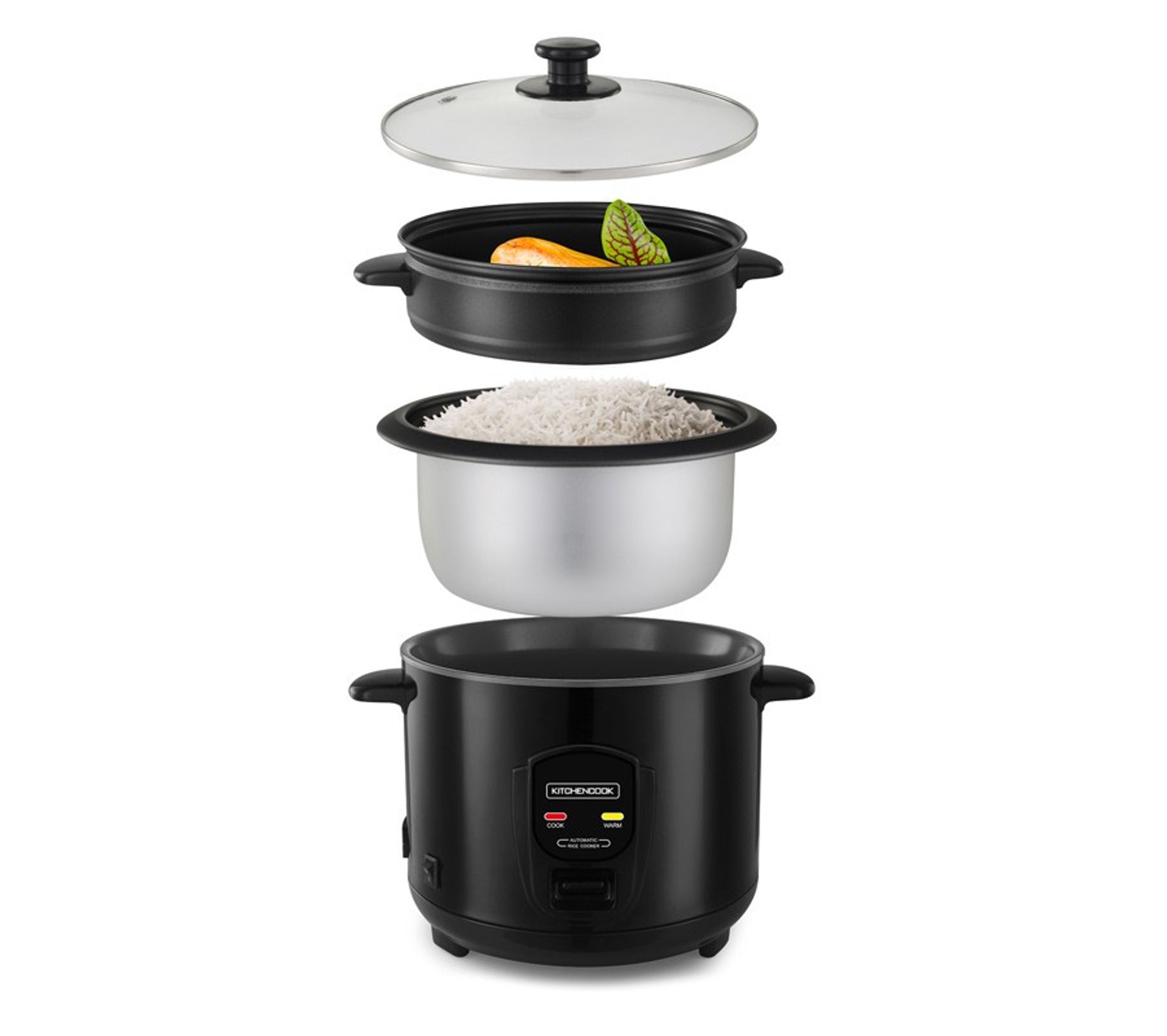 Cuiseur à Riz De 1,8l Avec Panier Vapeur Japan X Black Series Cuiseur