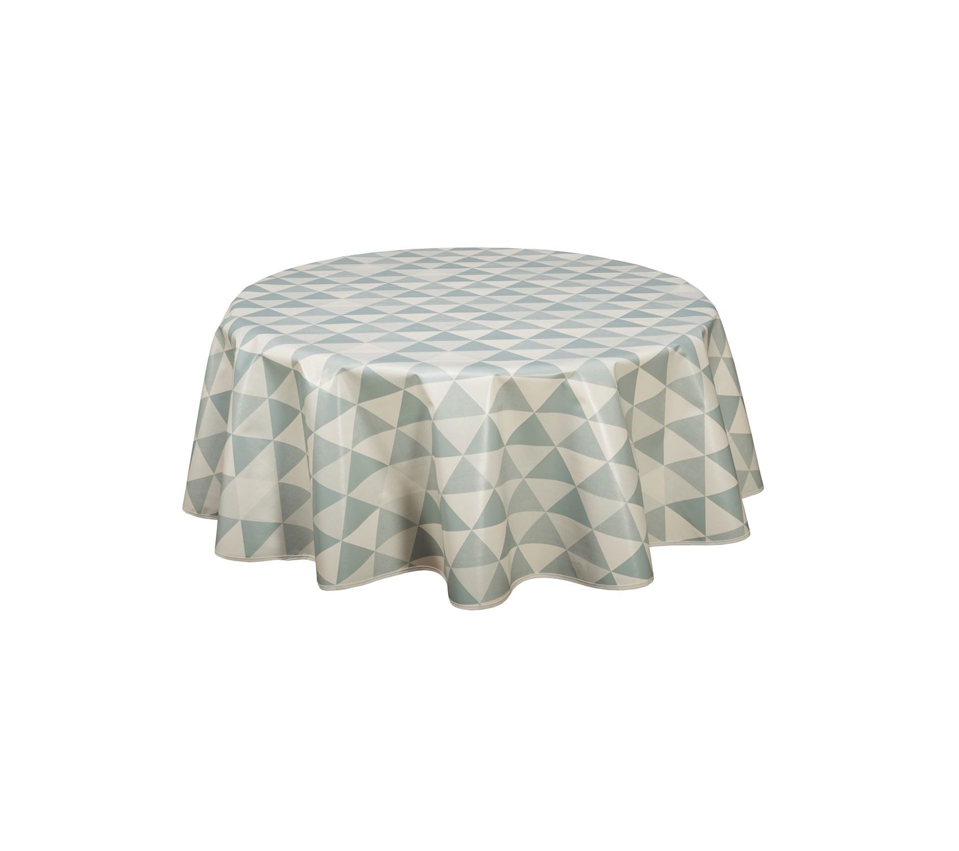 Nappe En Toile Cirée Ronde Thales Diam. 150 Cm Bleu Nappe BUT