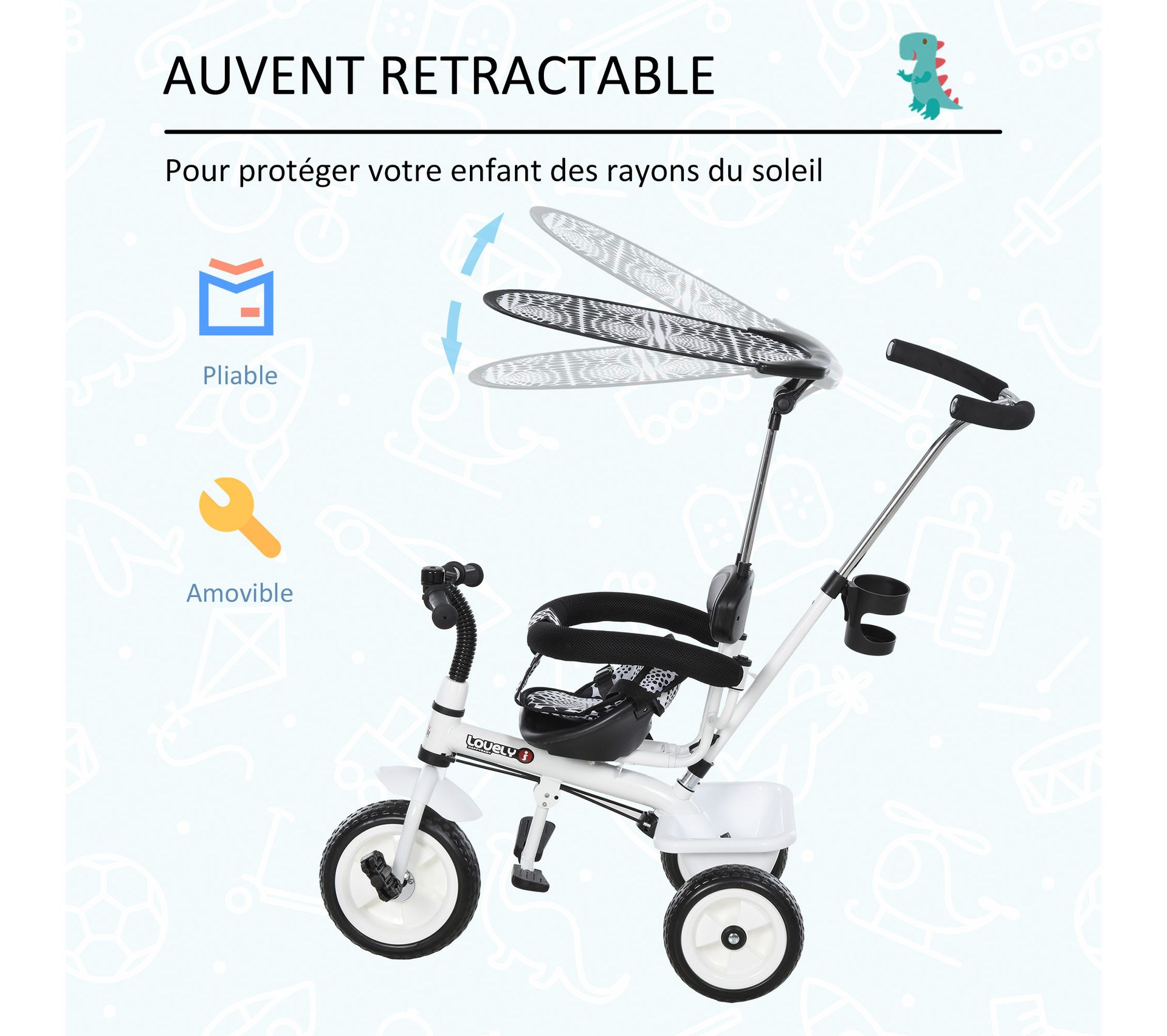 Tricycle Enfant Évolutif Draisienne Tricycle BUT