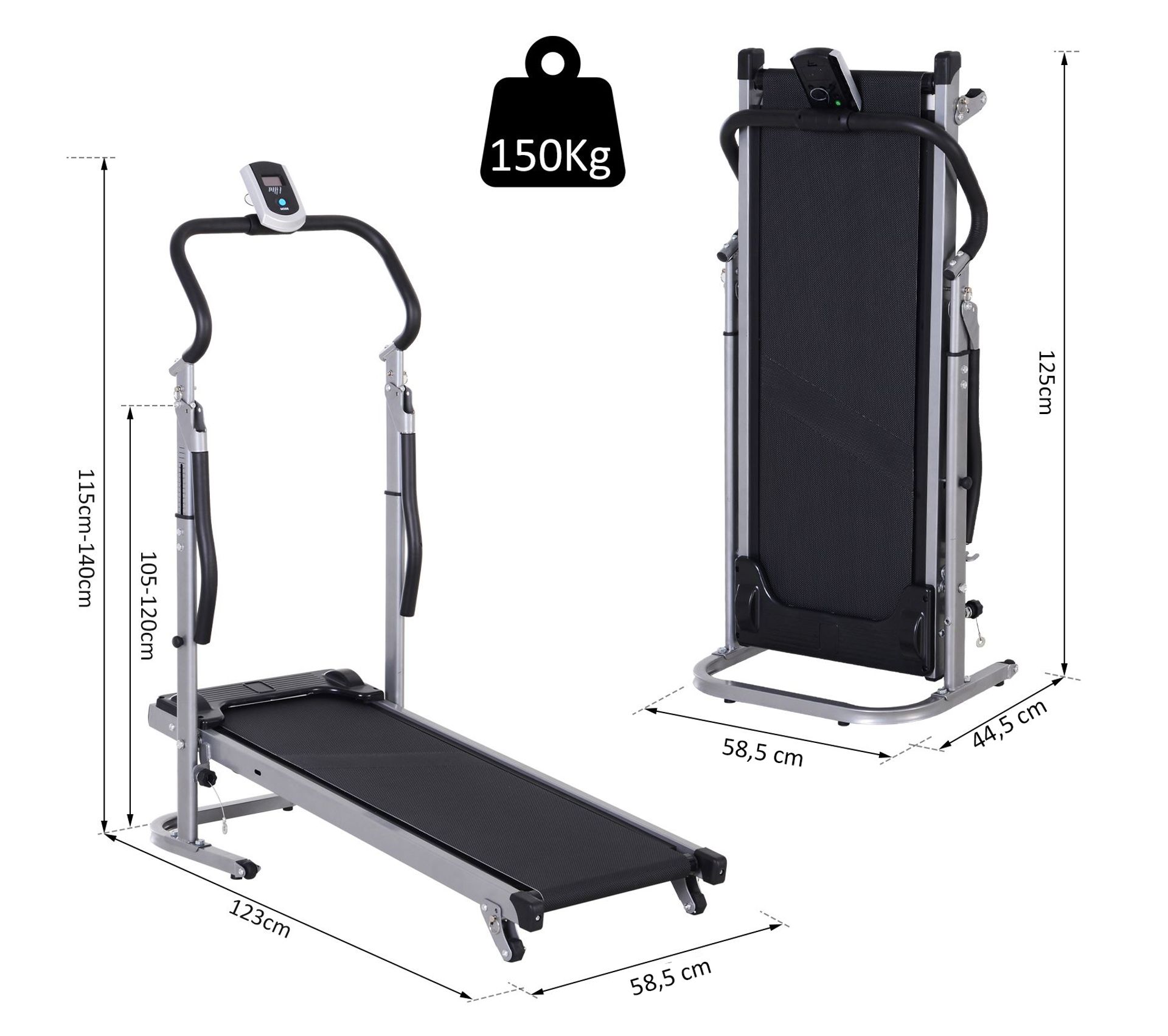 Tapis De Course Manuel Pliable Fitness Cardio BUT