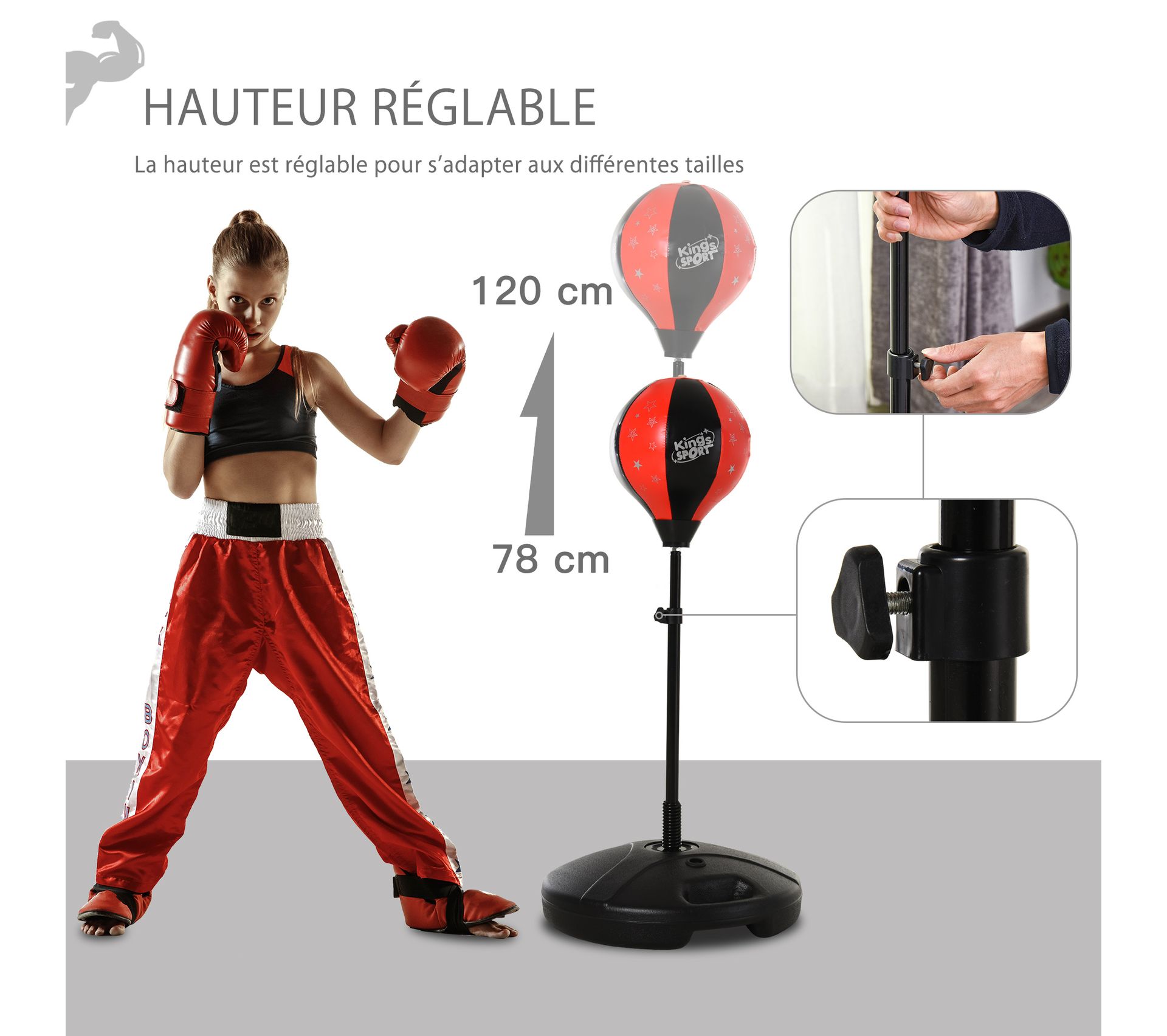 punching ball sur pied