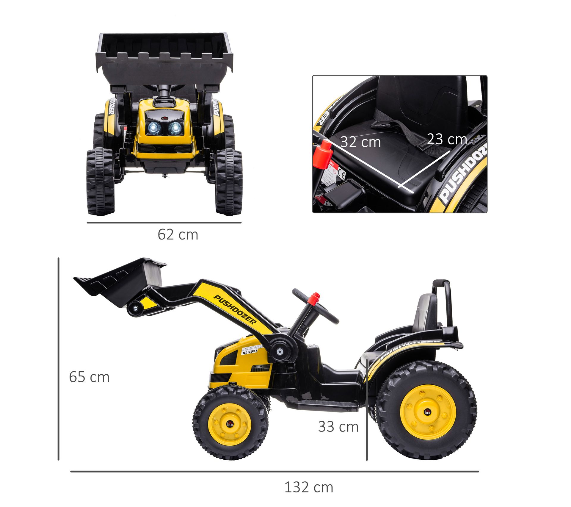 tracteur electrique jouet