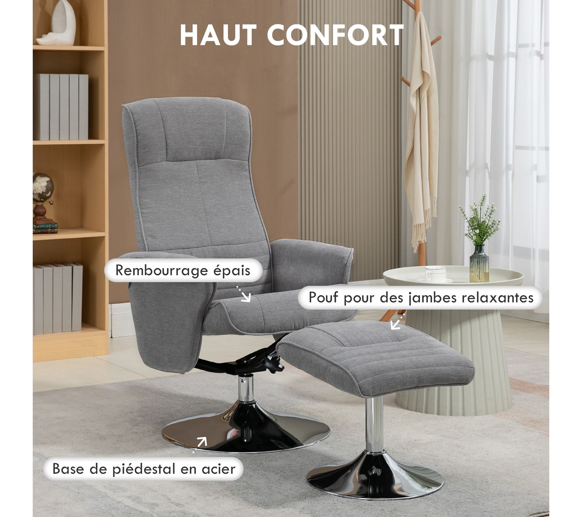 Fauteuils relaxation inclinables pas cher
