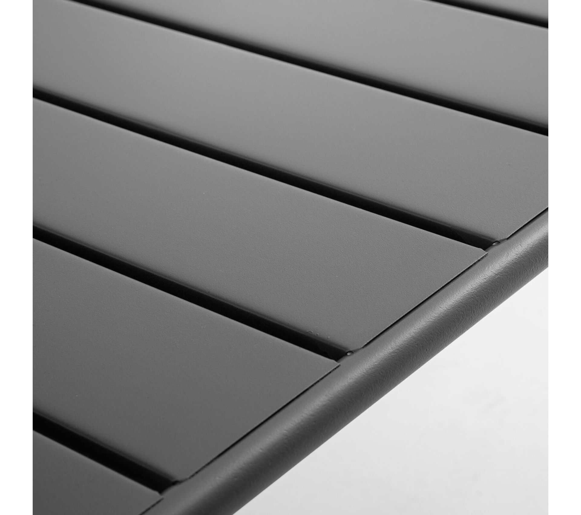 Palavas Table Basse De Jardin Acier Gris Anthracite Table basse