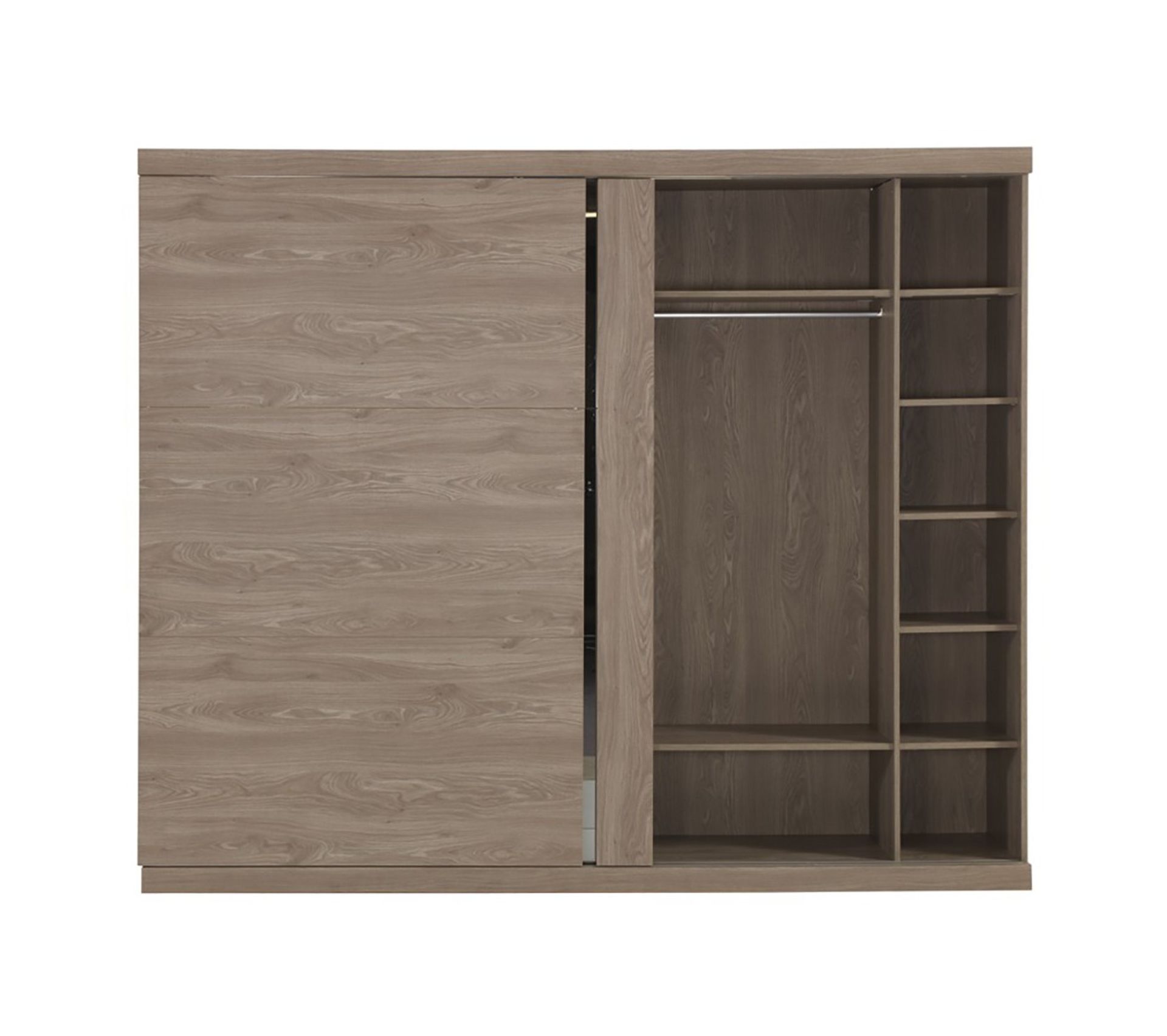 Chambre 180x200 Avec Armoire 2 Portes 220 cm Memphis Chambre adulte