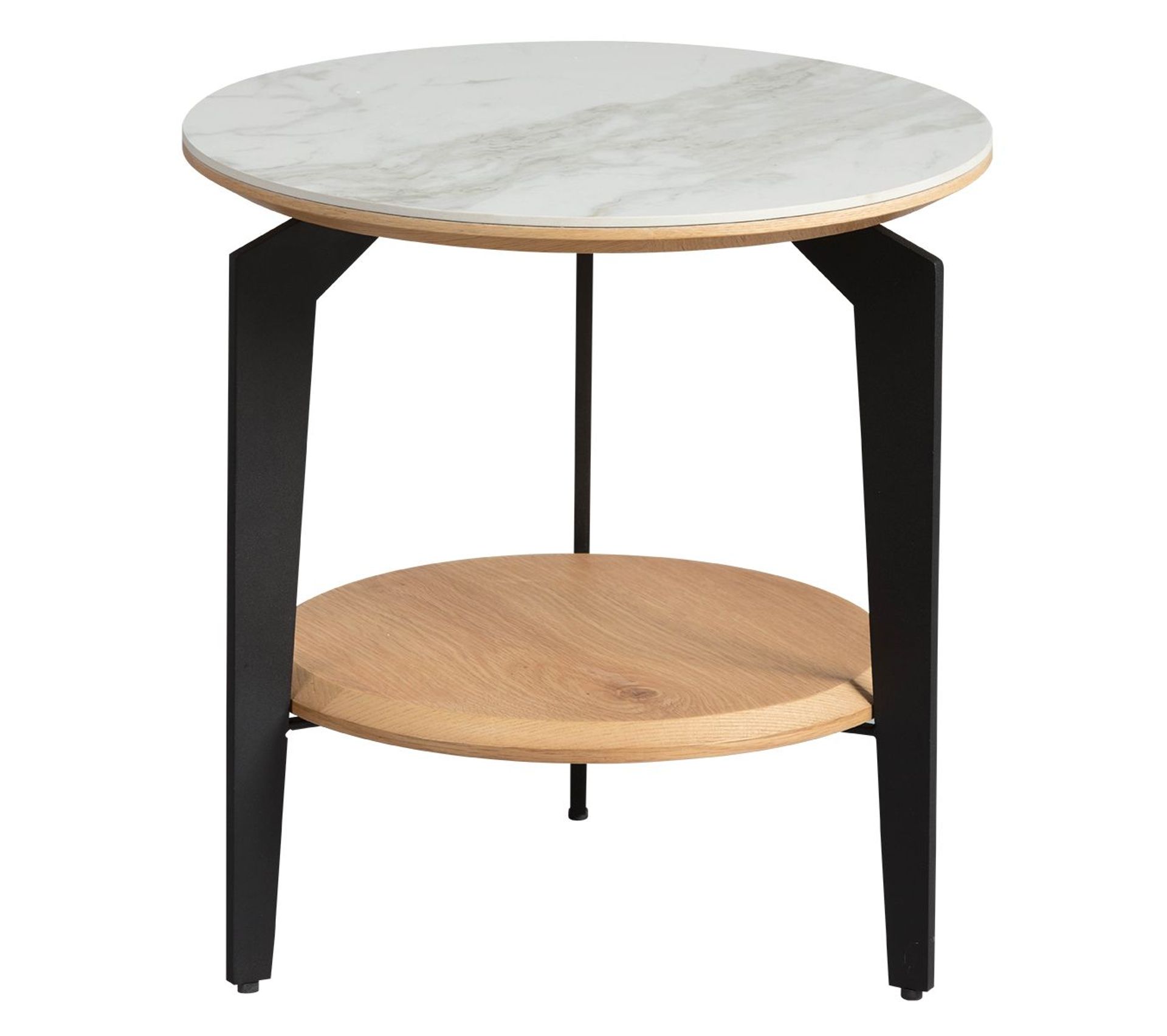 Bout De Canape Rond Metal Et Ceramique Tasha Bout De Canape Selette But